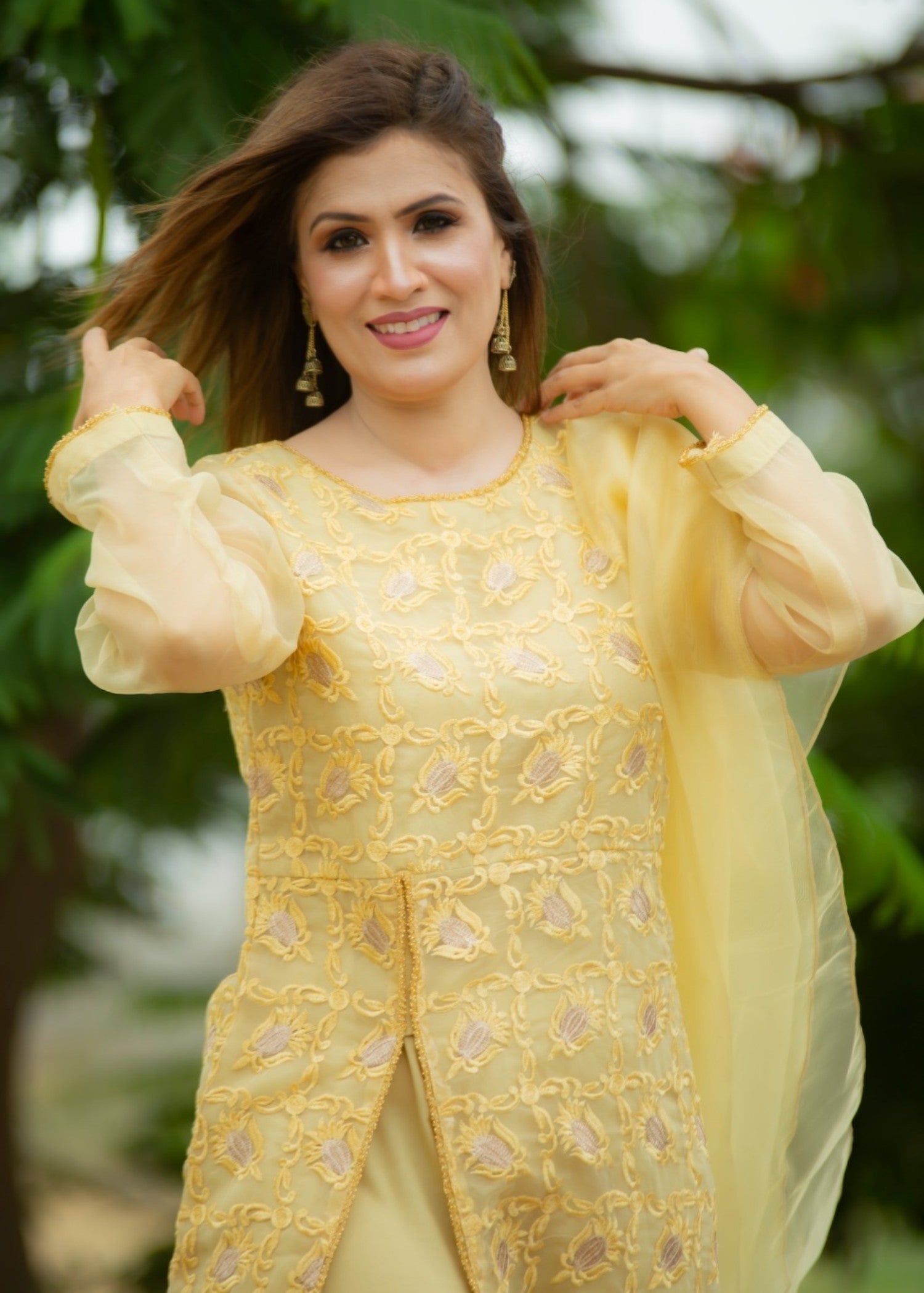 organza Maxi in Butter