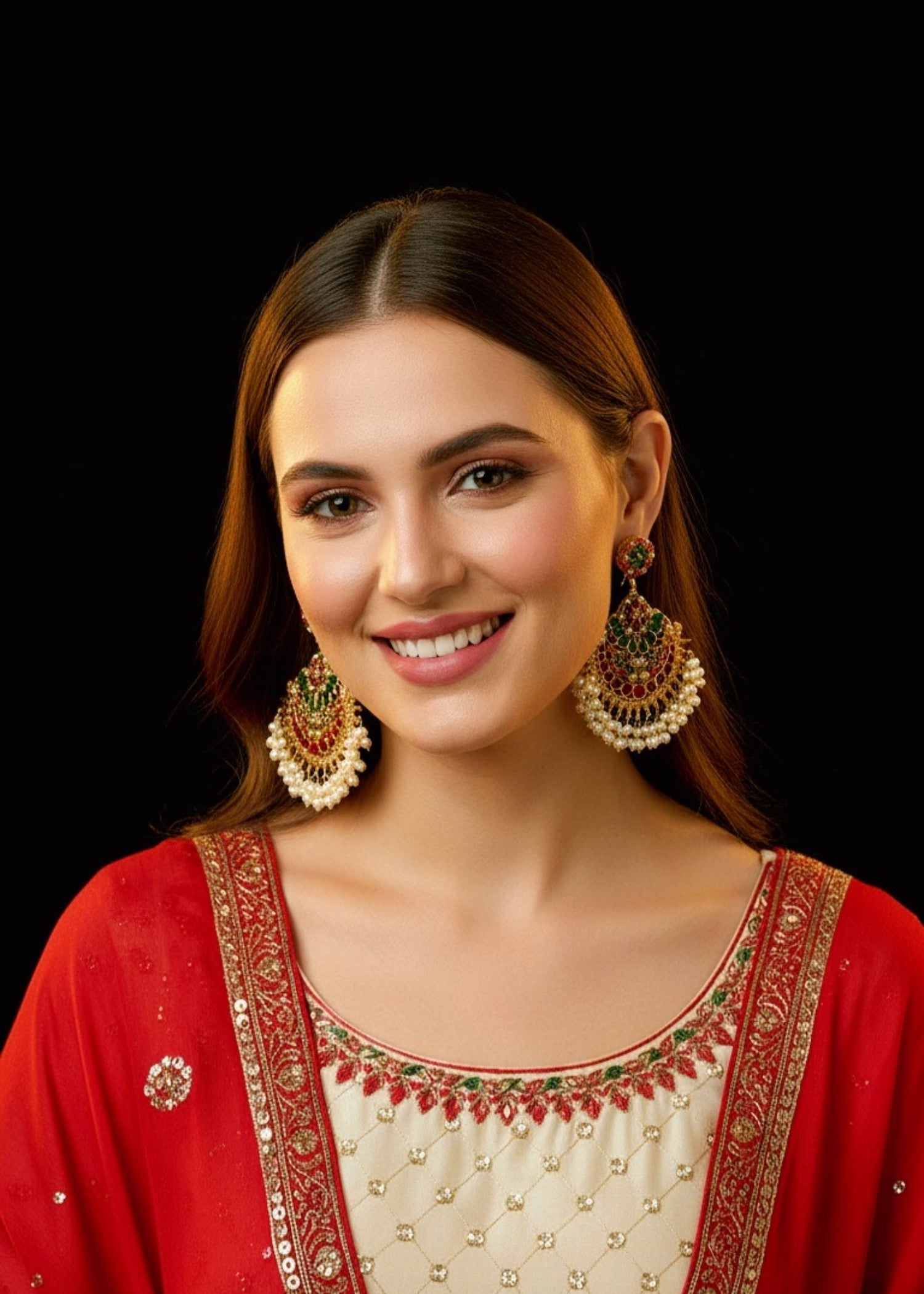 Earrings in Multi Color by - Trendy Women Earrings NXN3256
