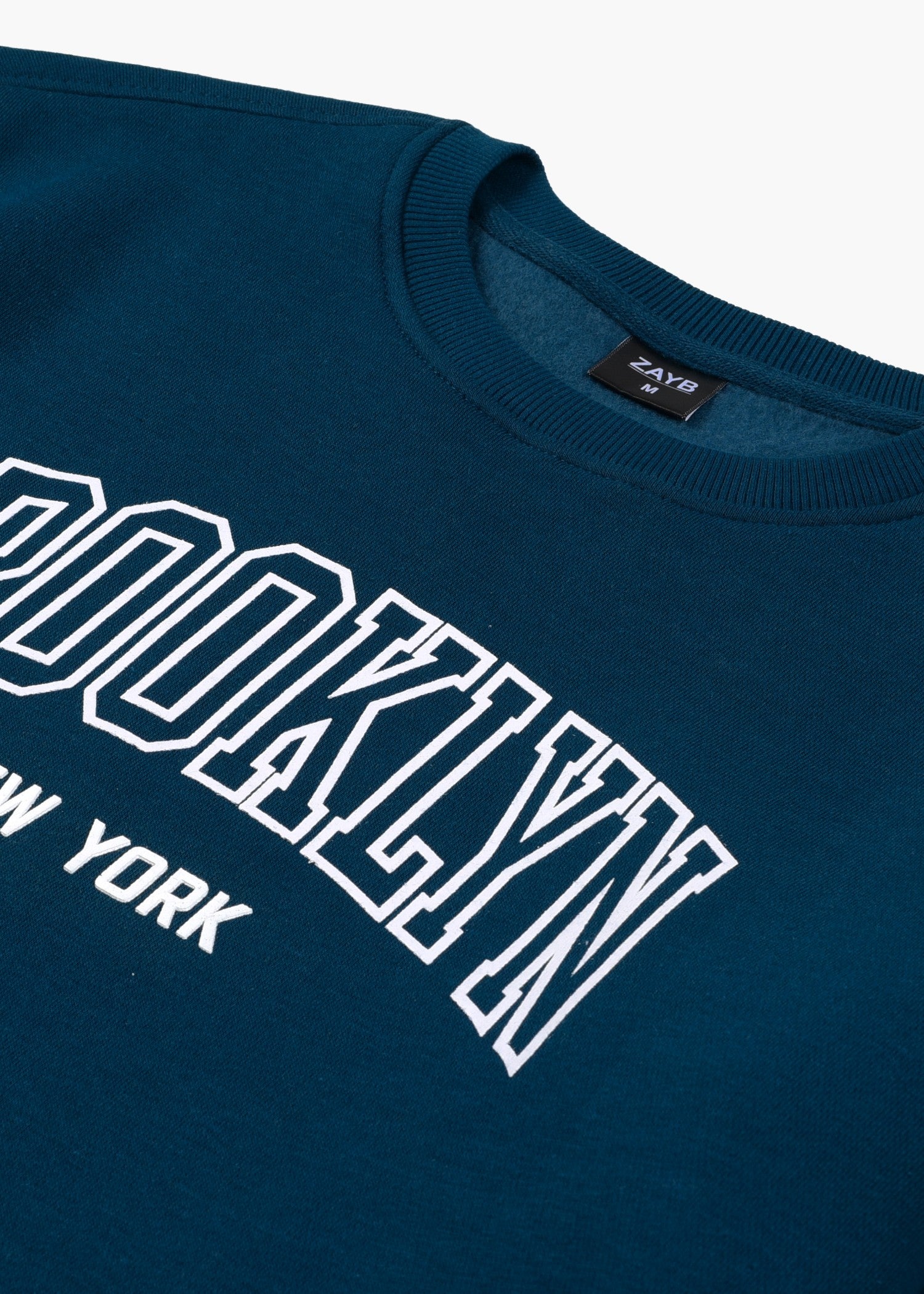 polycotton Sweatshirt in Steel blue