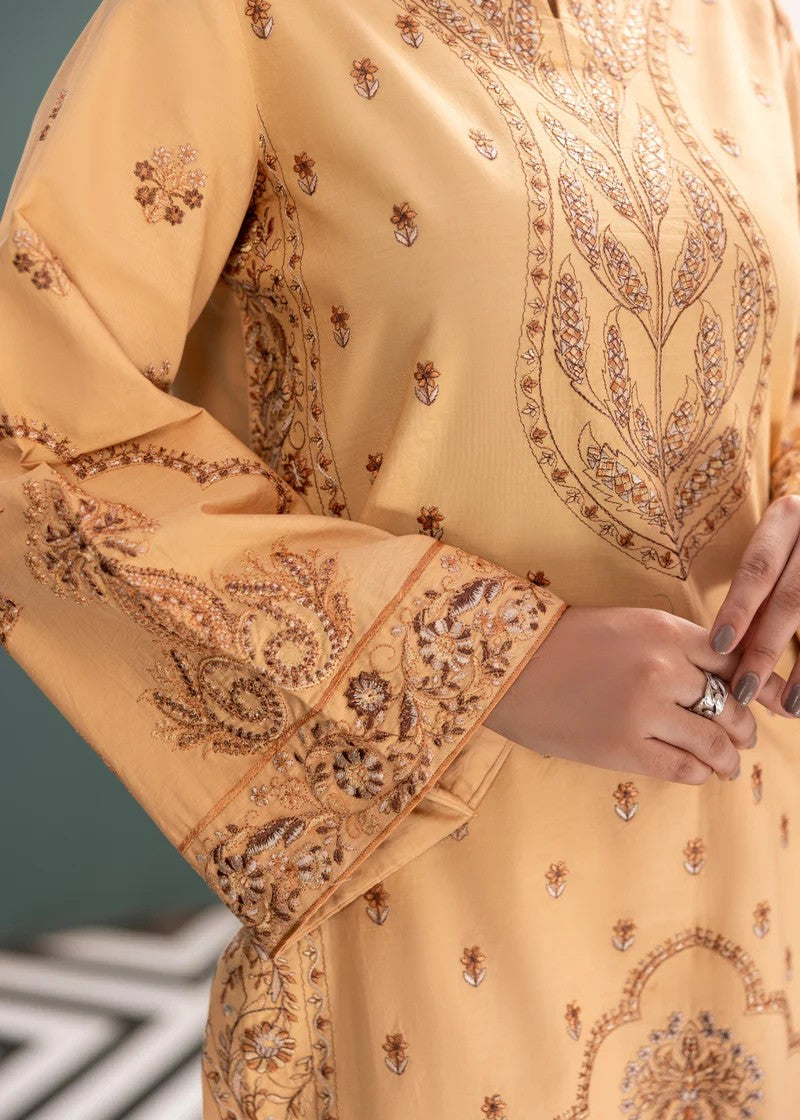 poplin Kurta Set in Beige