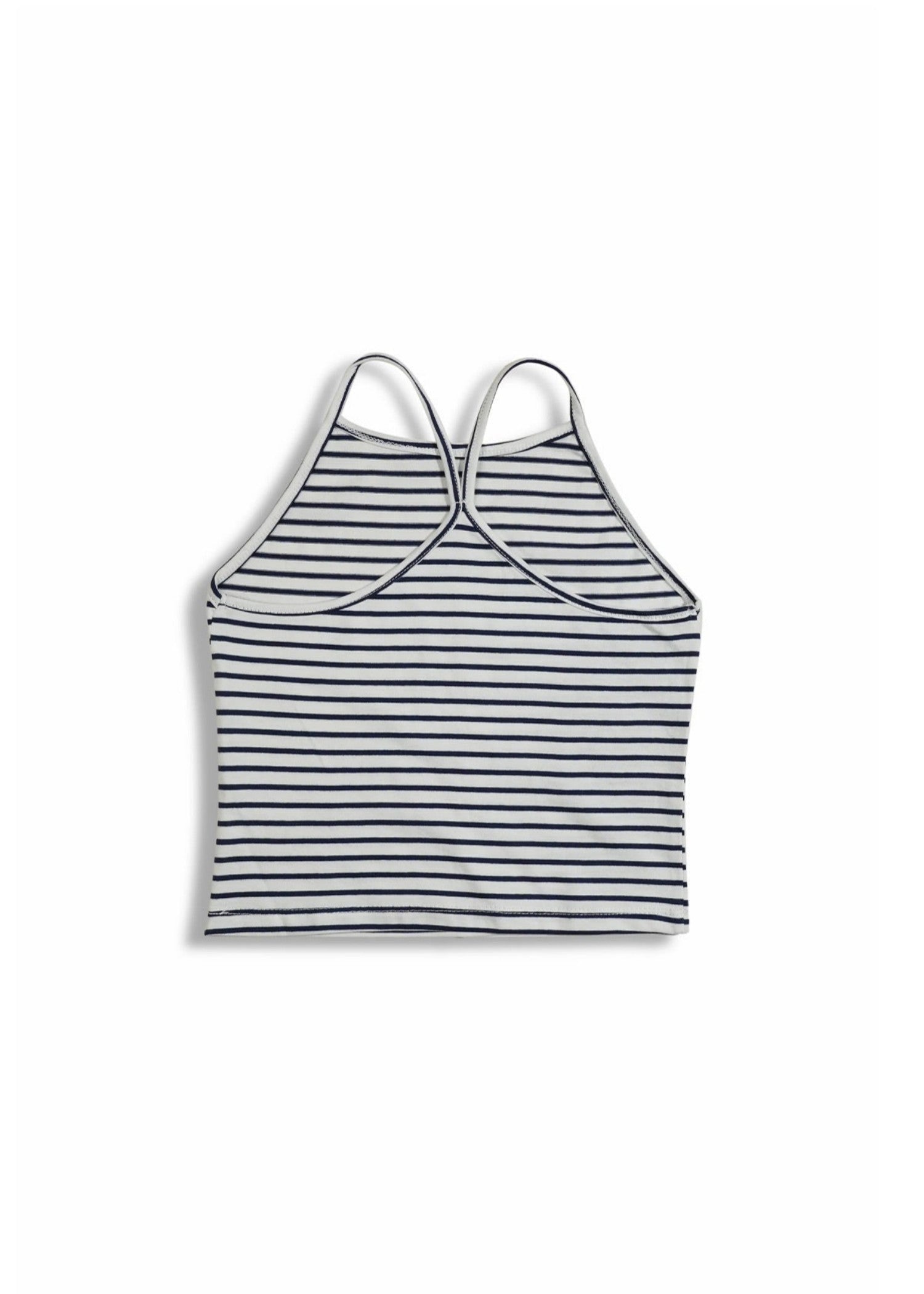 cotton jersey Tank Top in Black, white
