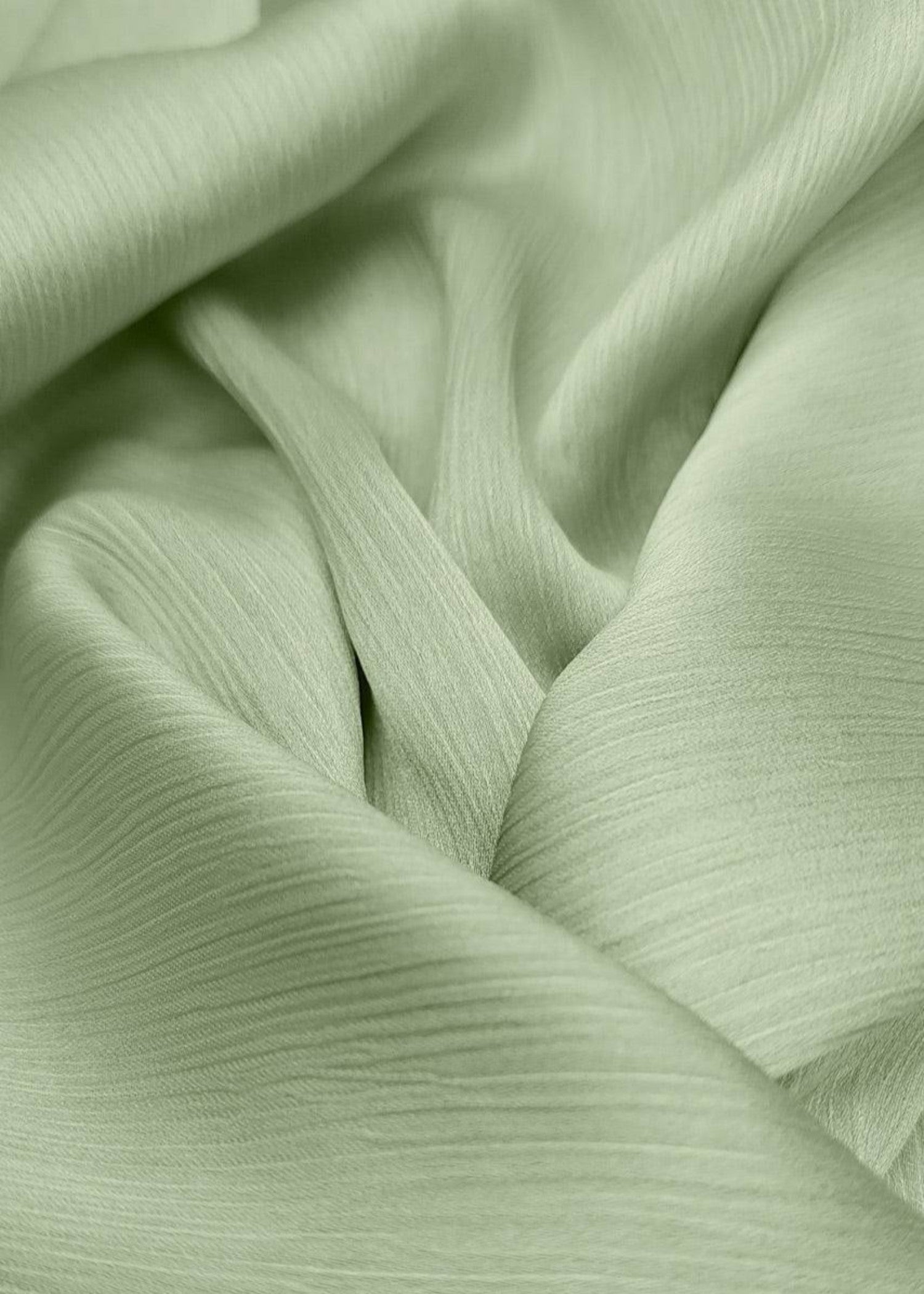 silk Hijab in Pistachio green