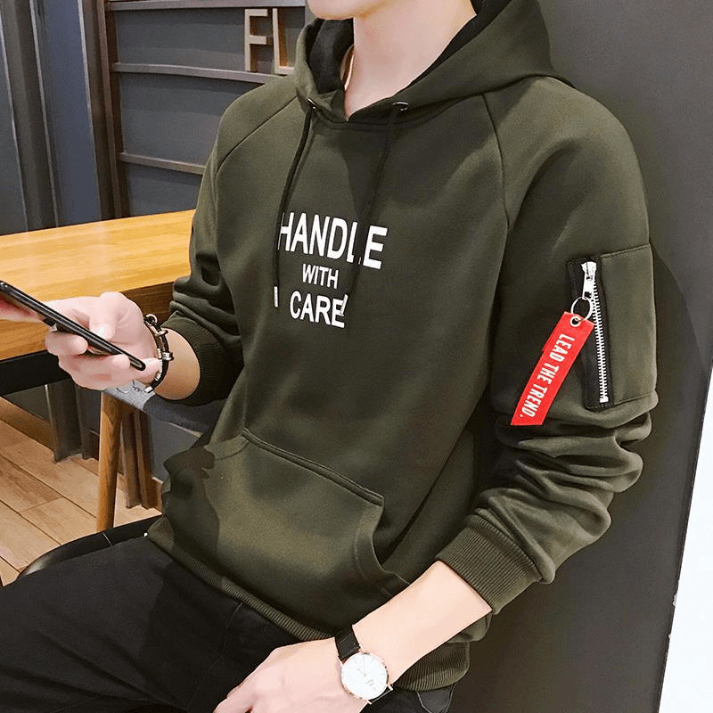 New Sweater Loose Men'S Hooded Men'S Baseball Uniform