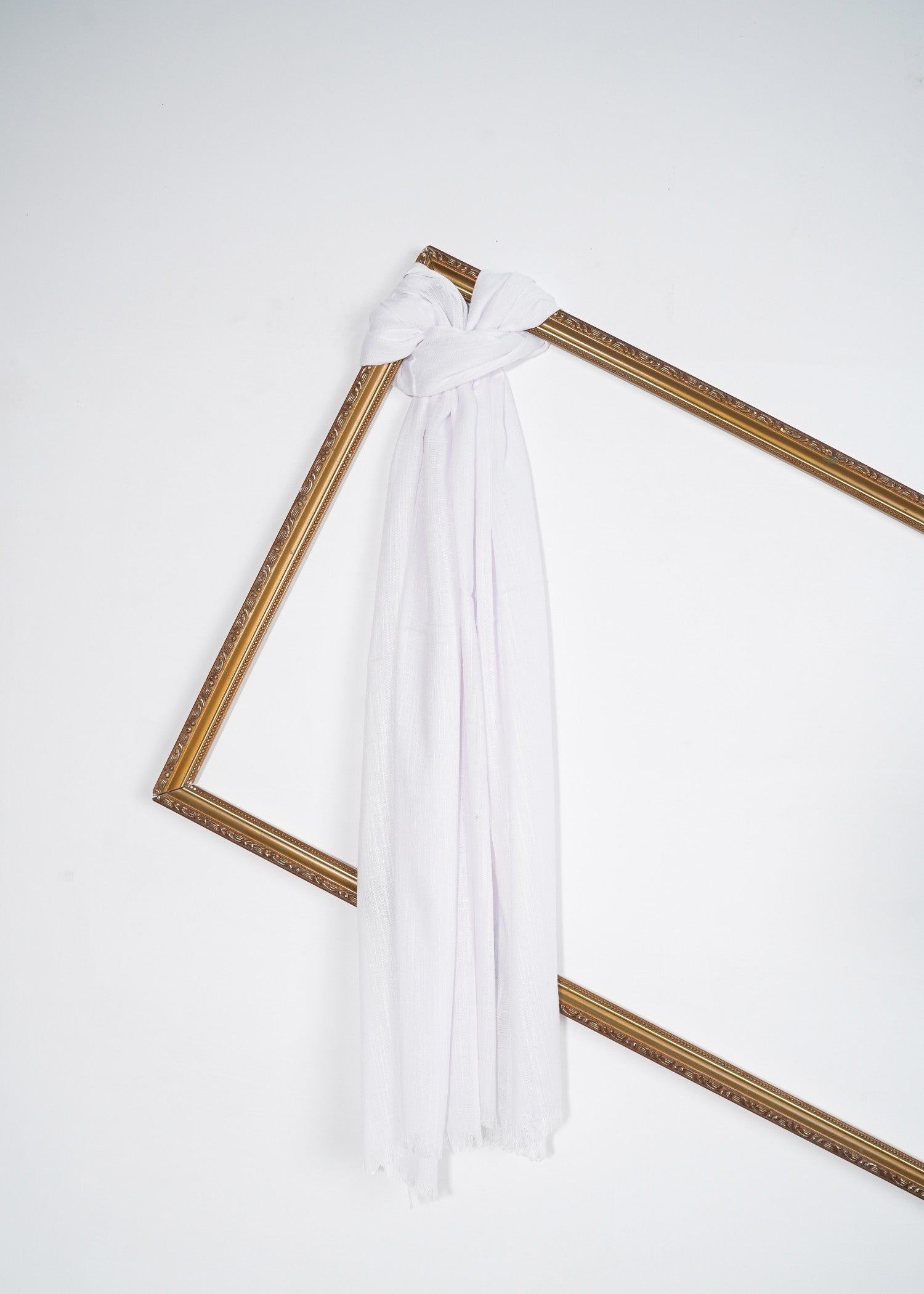 lawn Hijab in Pearl white