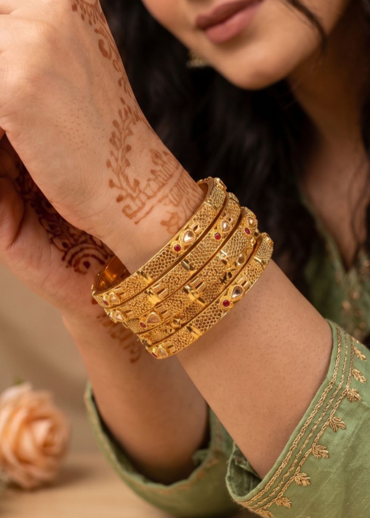 Bangles in Multi Color by - Trendy Women Bangles PZI4605