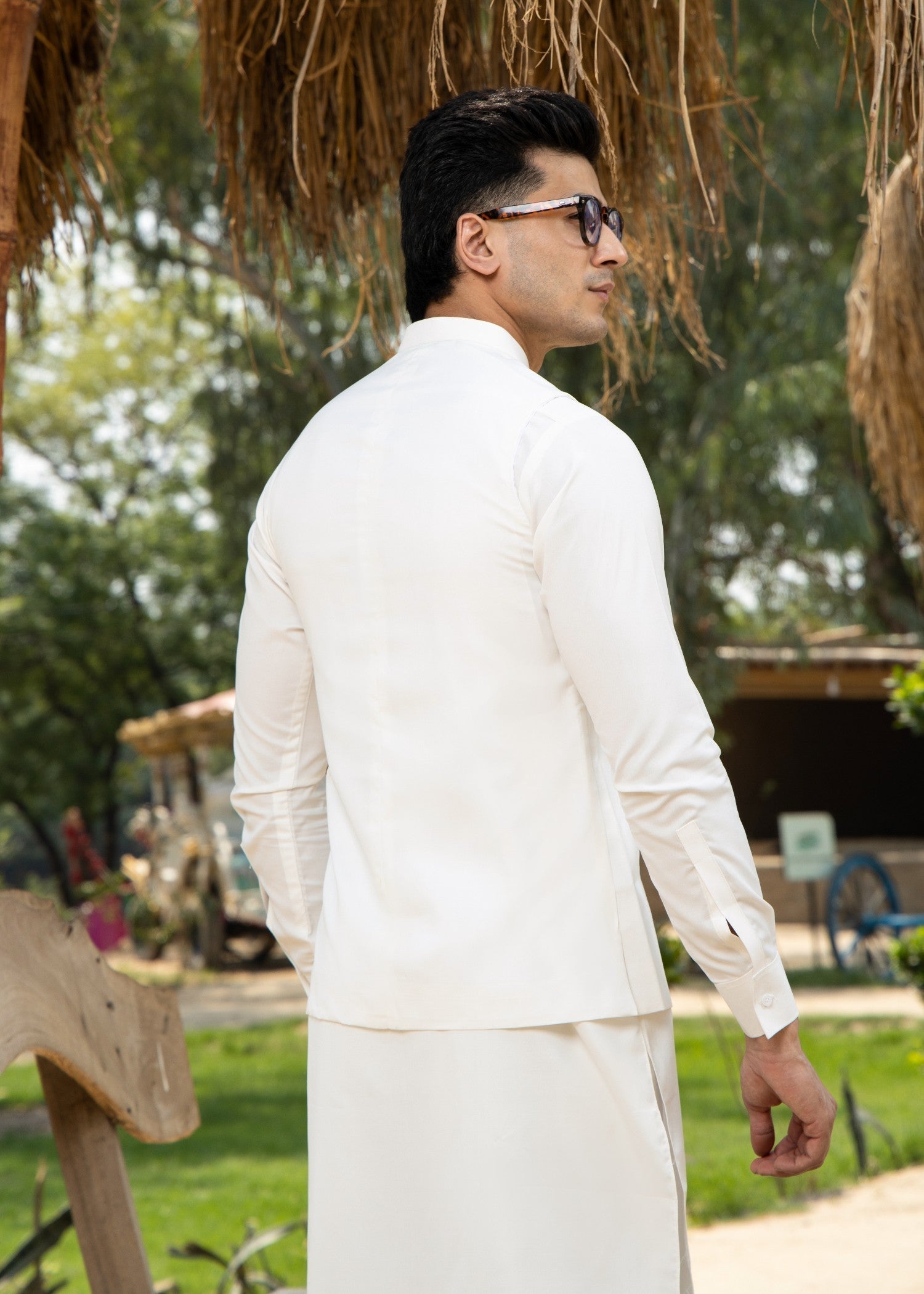 boski Waistcoat in Off-white