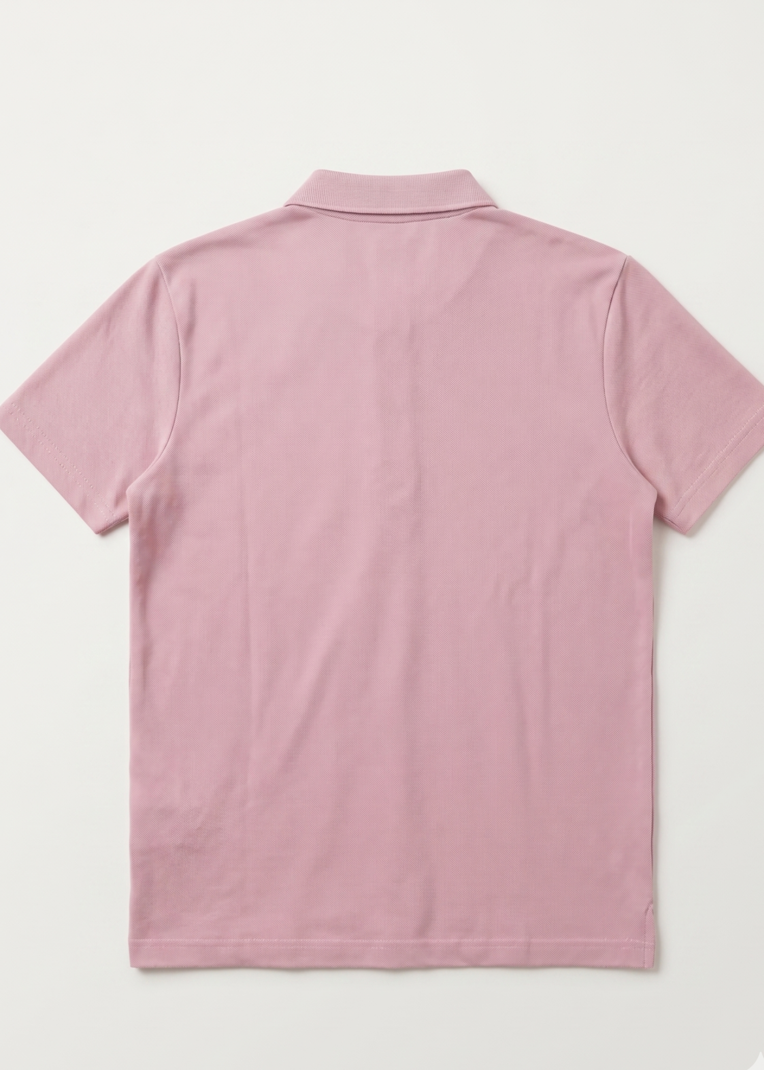 cotton pique Polo Shirt in Light pink