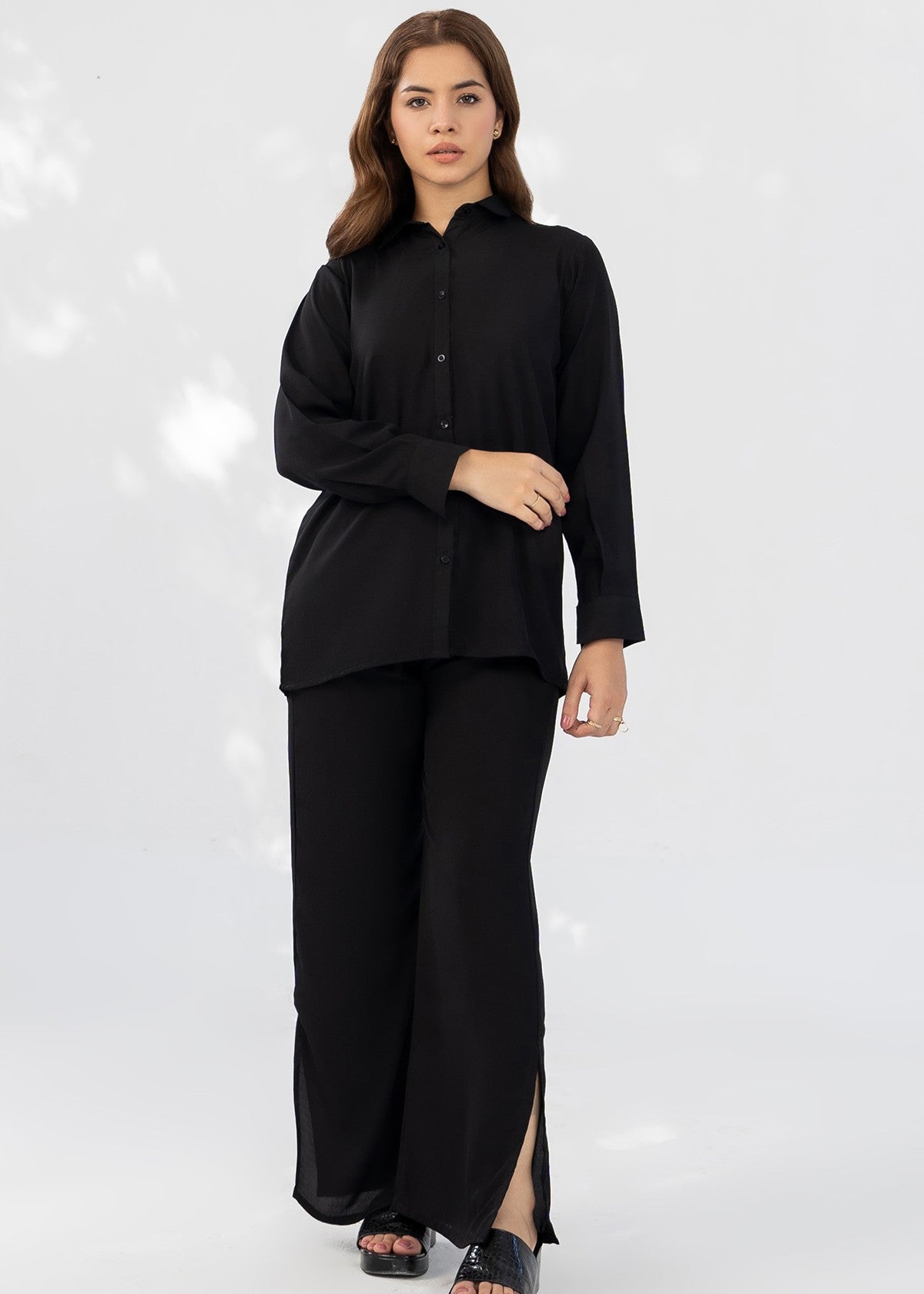 georgette Co Ord Sets in Black