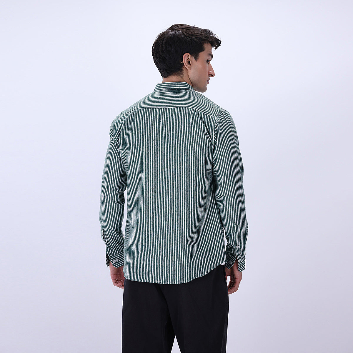 polycotton Formal Shirt in Green