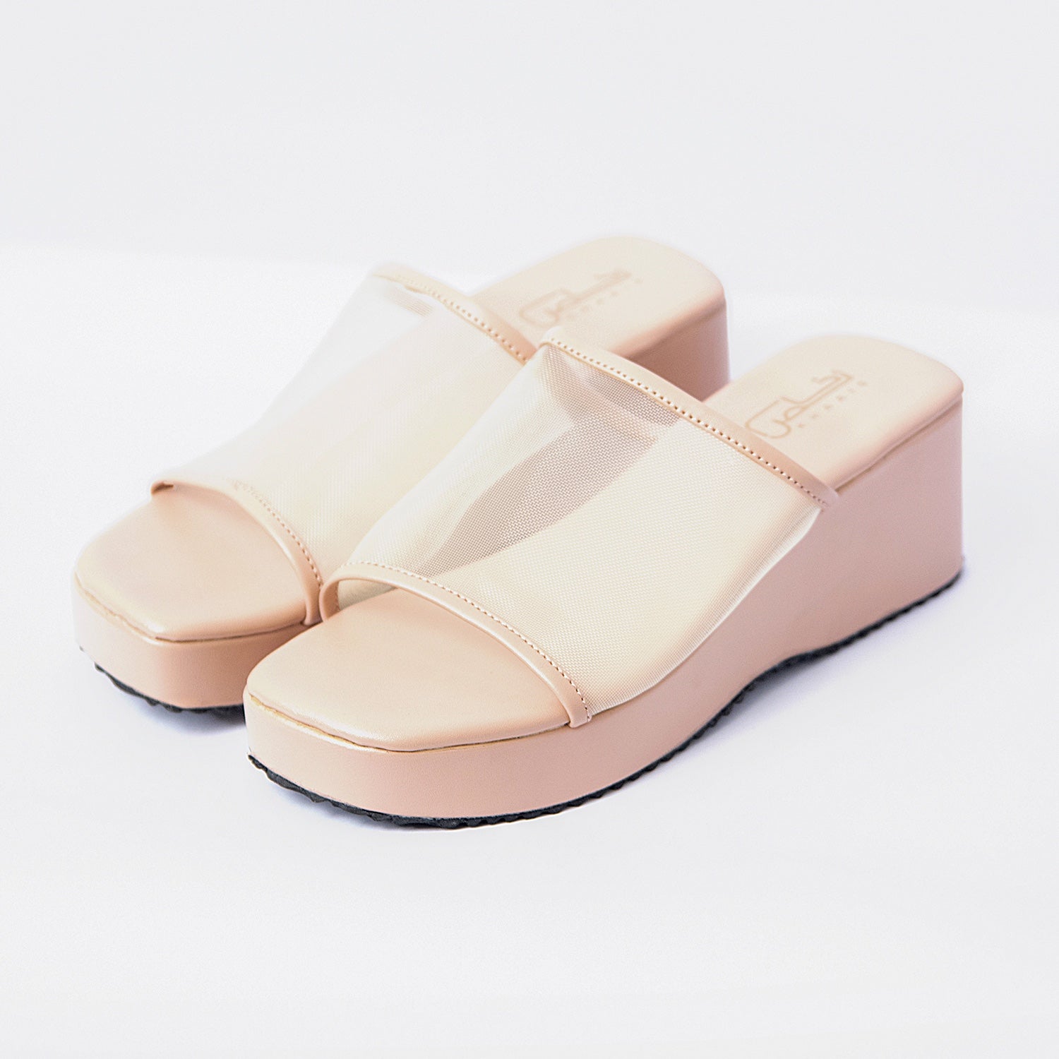 Wedges in Baby pink by - High Quality Women Wedges ZID6254