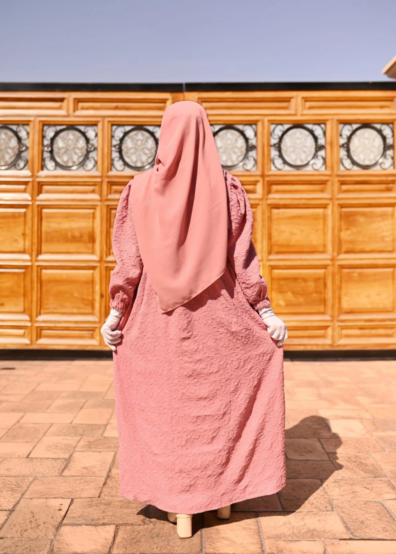 crepe Maxi in Cotton candy pink