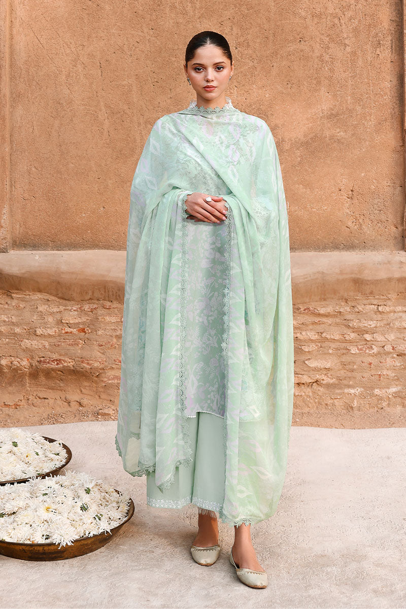 Festive – Sage Green - Printed Lawn