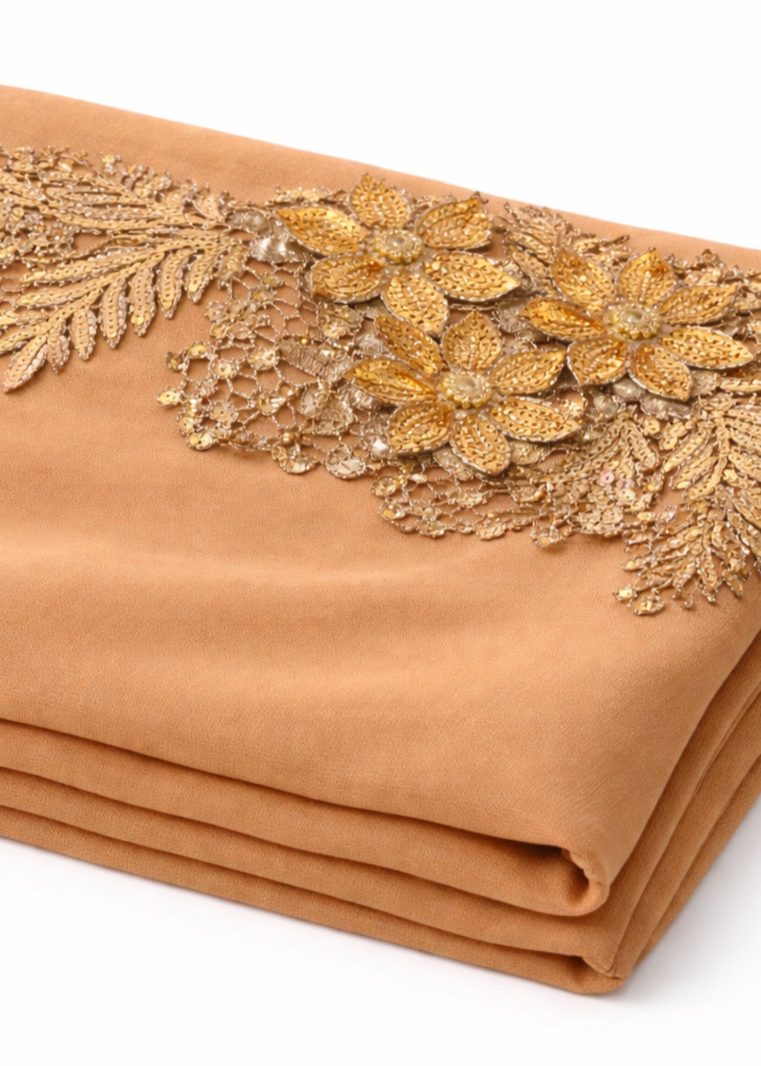 chiffon Hijab in Oak brown