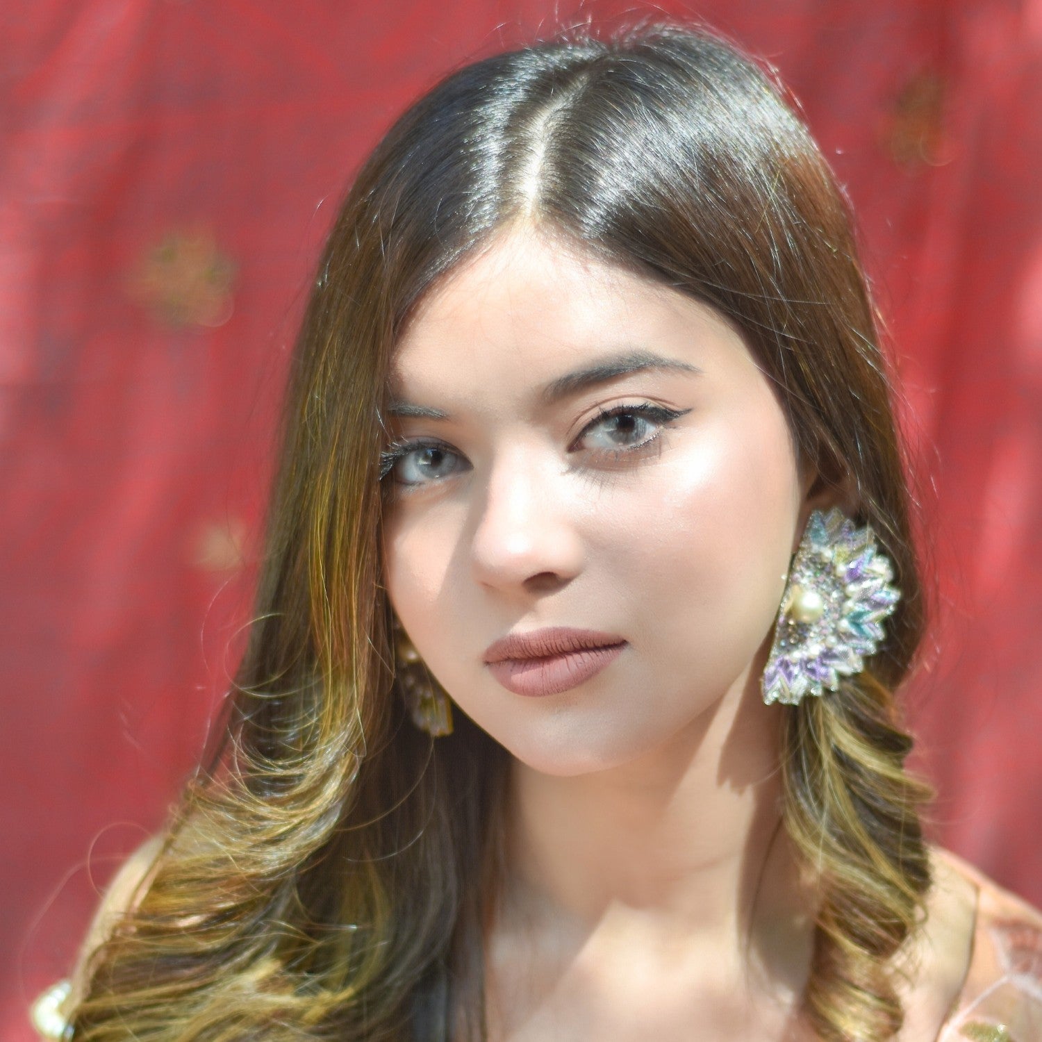 Earrings in Silver Color by - Trendy Women Earrings YBW9878