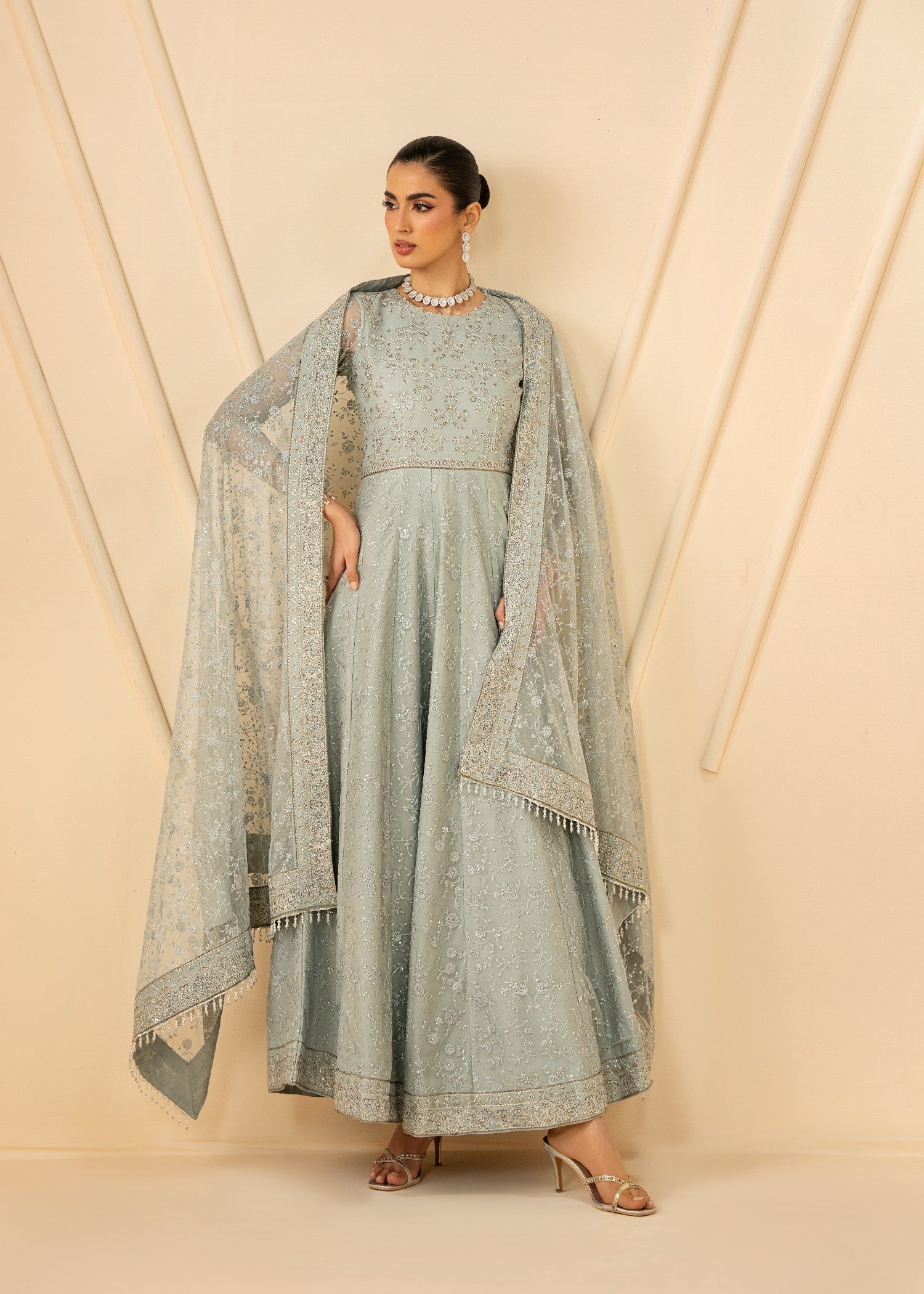 net Maxi in Dark grey