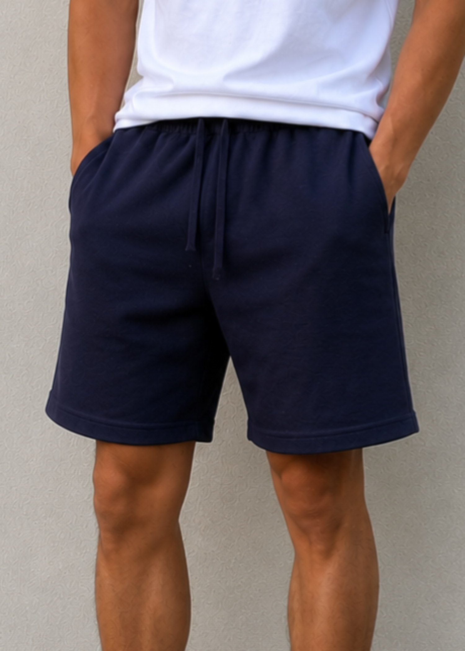 terry Shorts in Navy blue