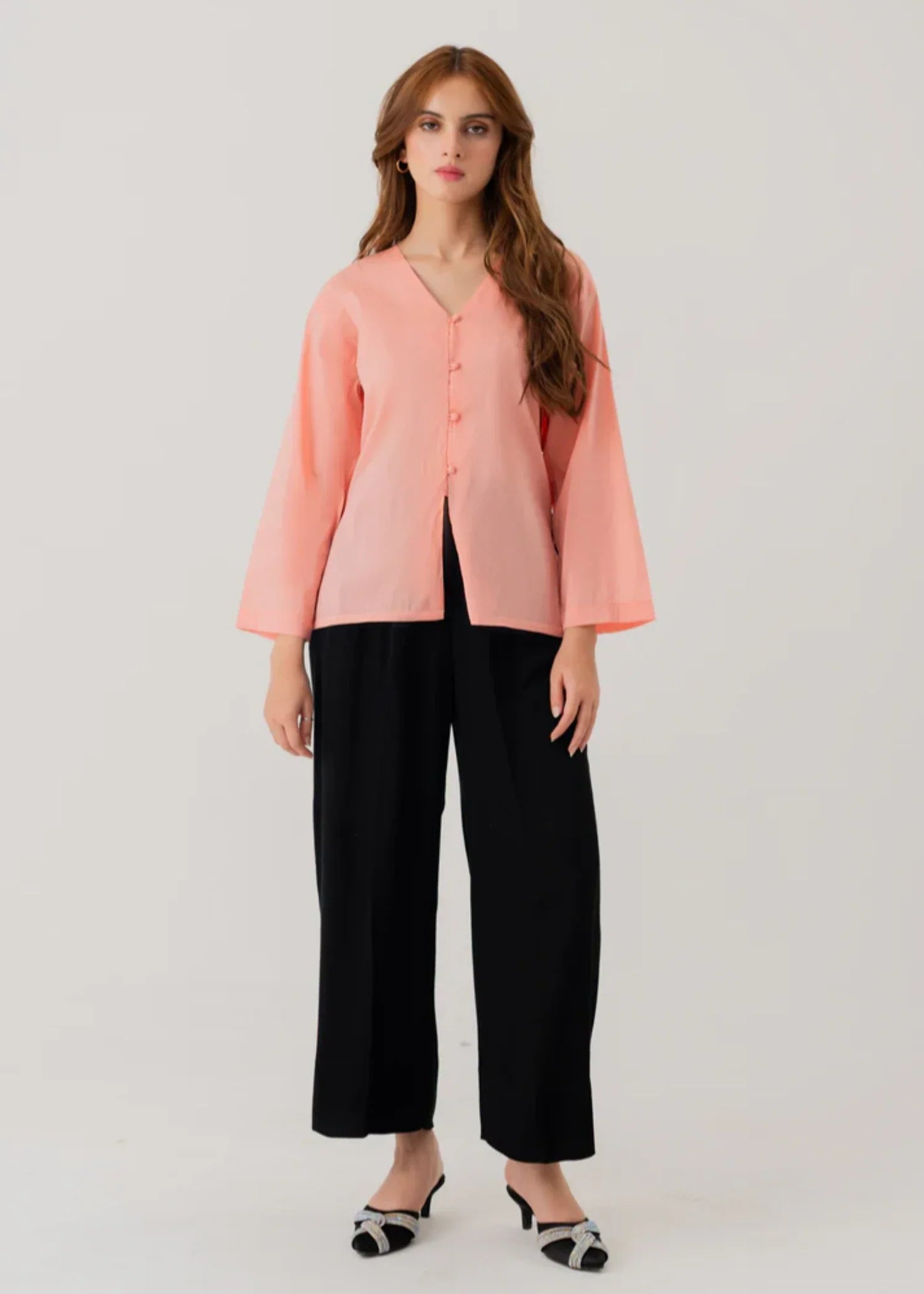cotton Top in Peach orange