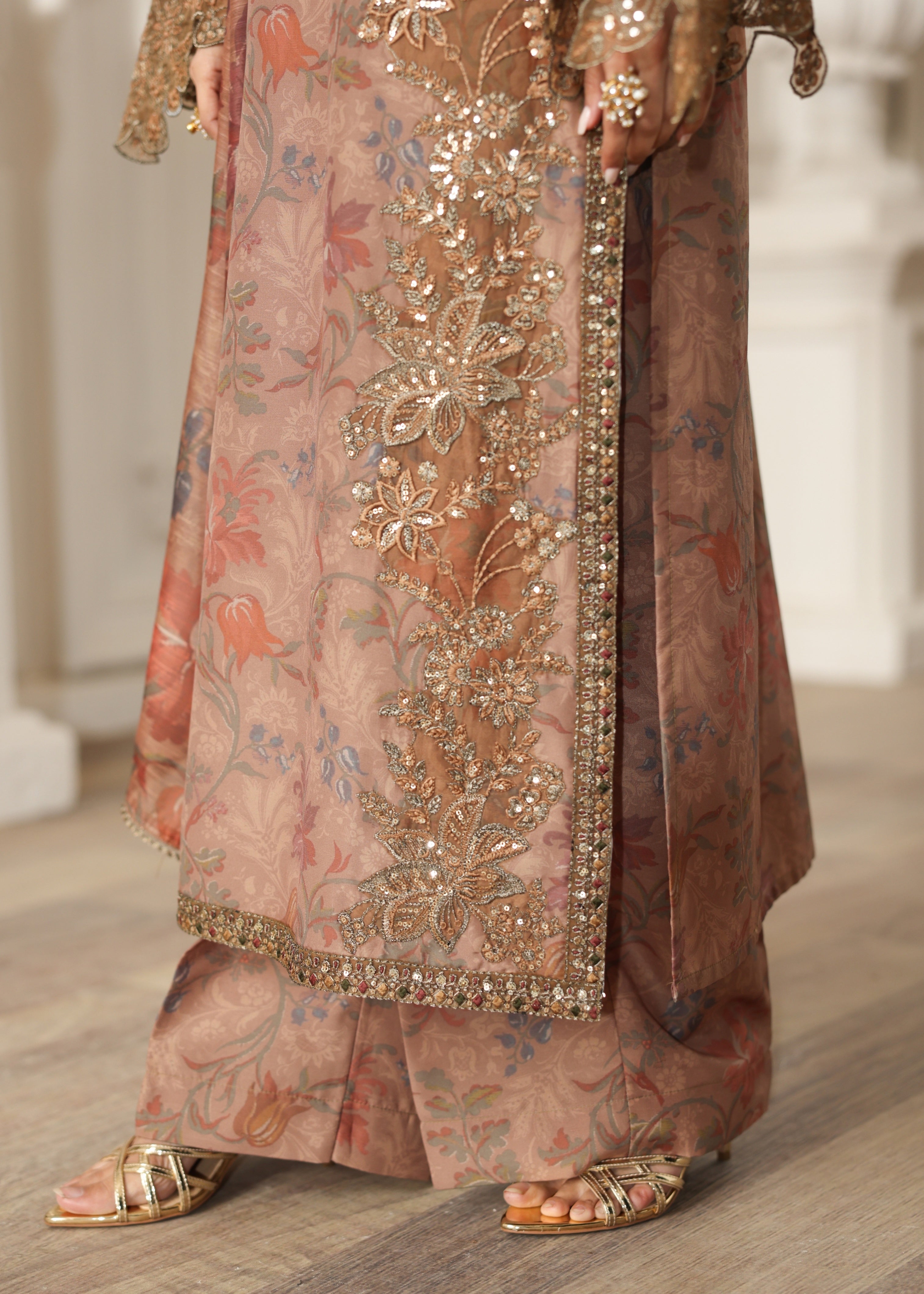 viscose Kurta Set in Pink