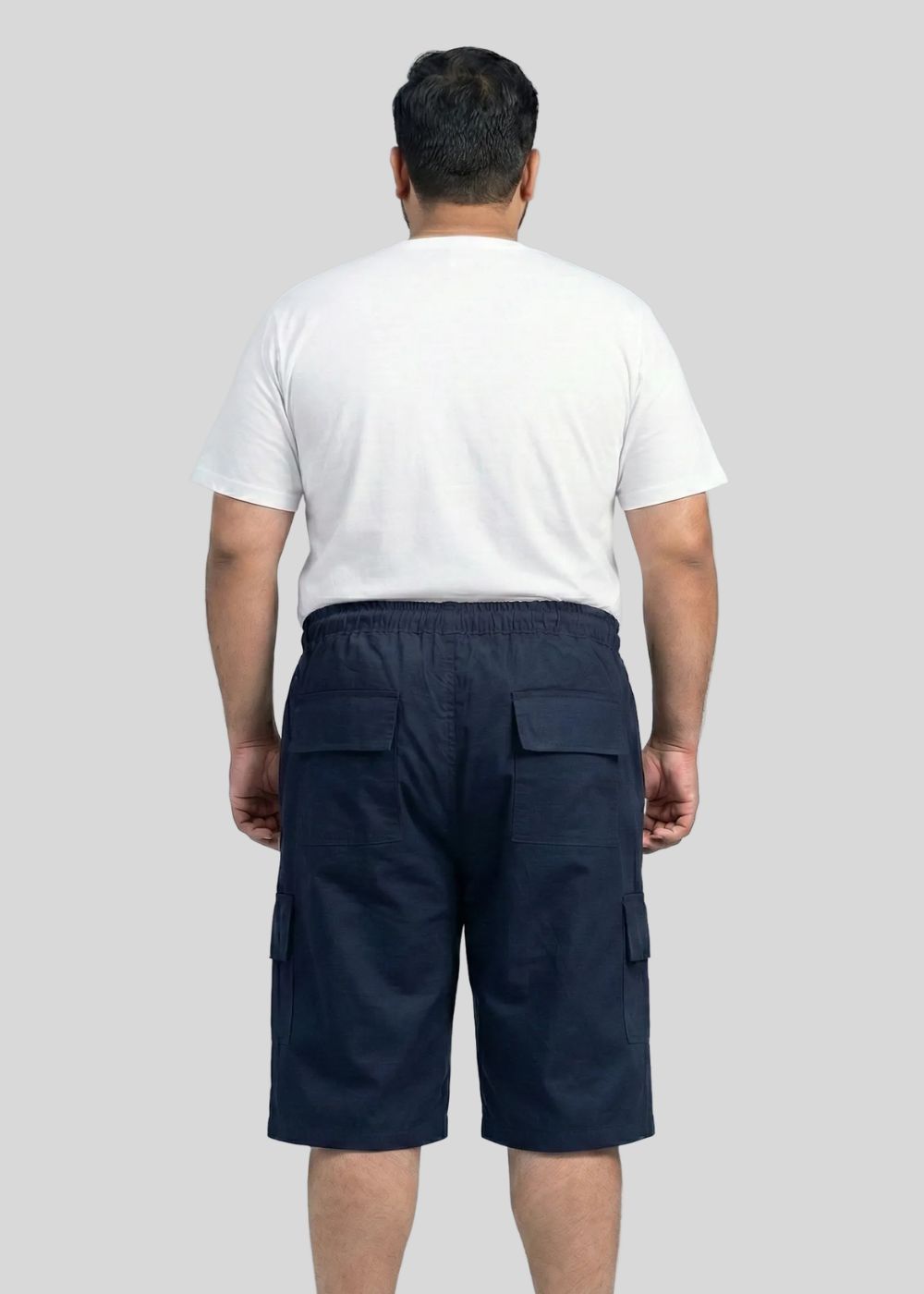 cotton Shorts in Navy blue