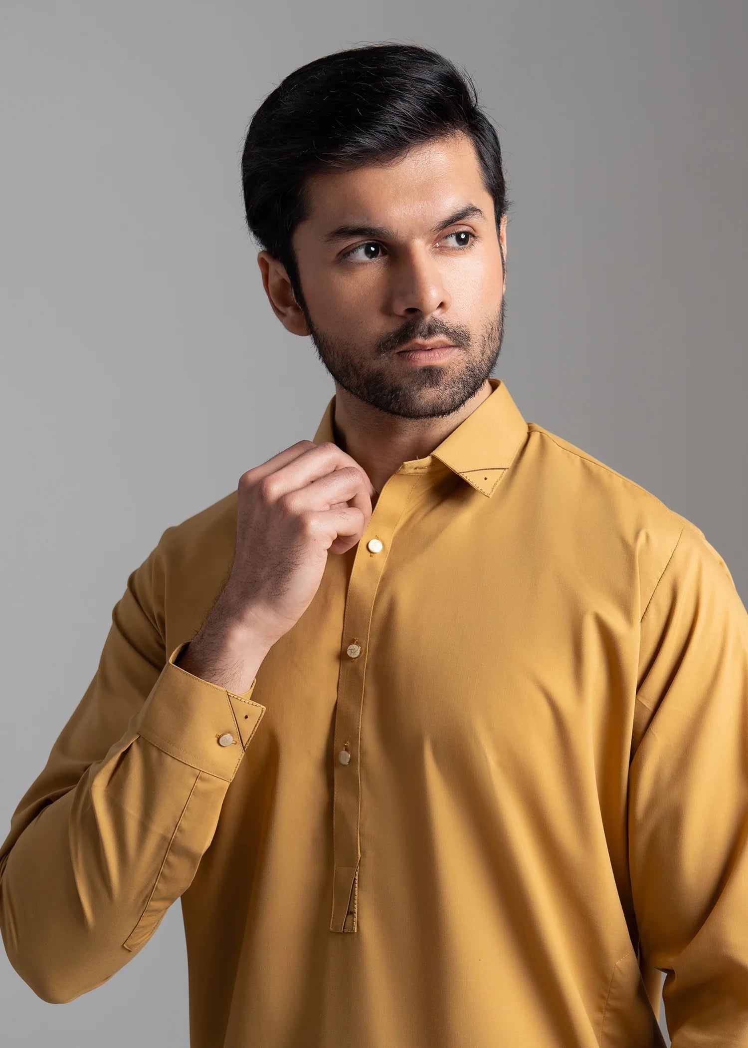 wash & wear Shalwar Kameez in Goldenrod