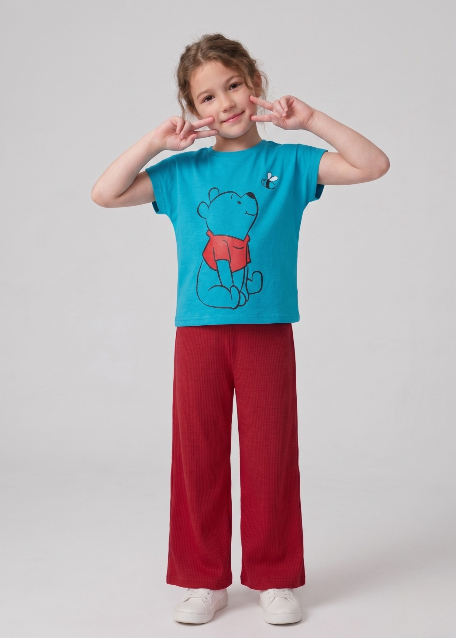 Co Ord Sets in Red, sky blue