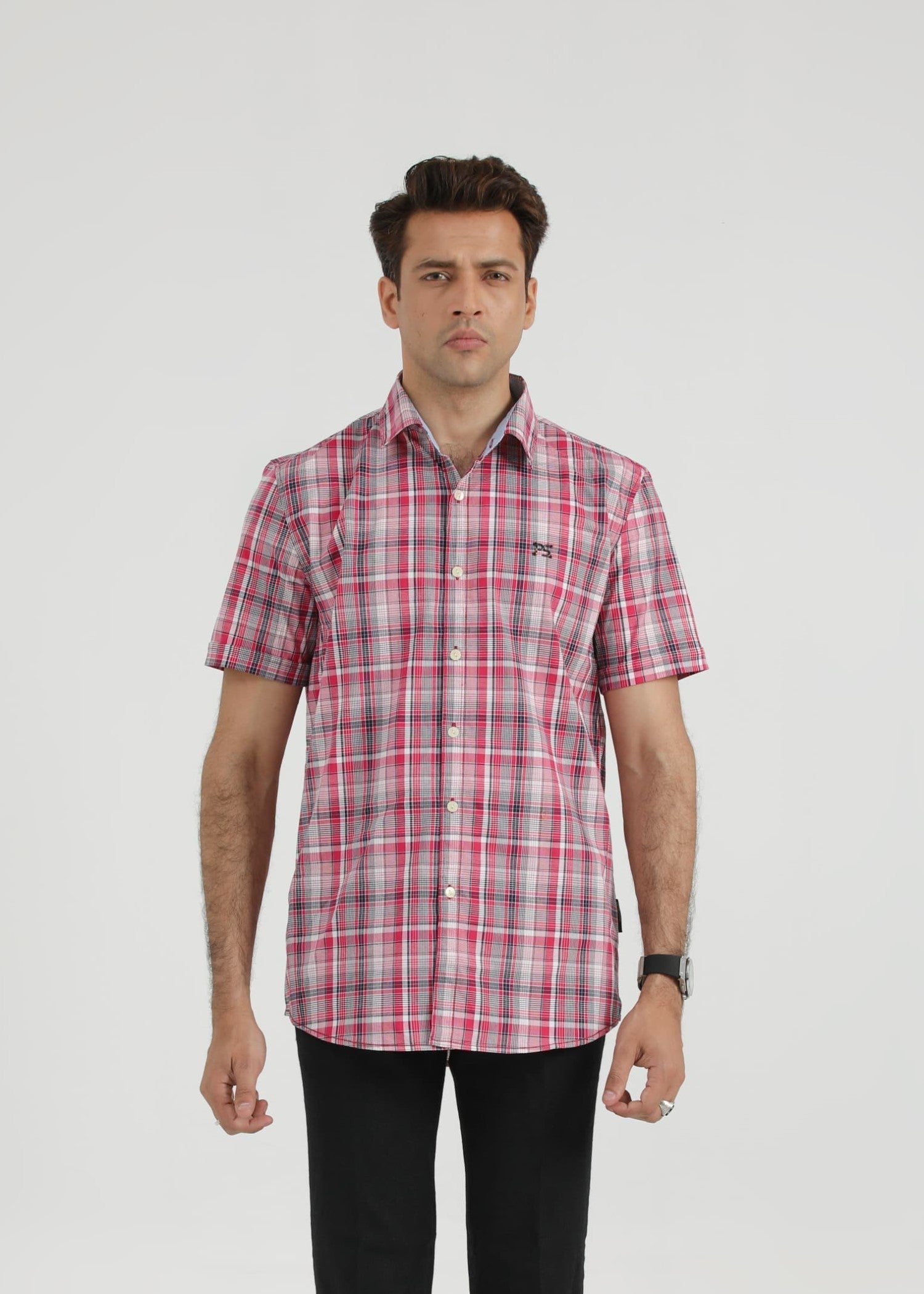 cotton dobby Casual Shirt in Multi