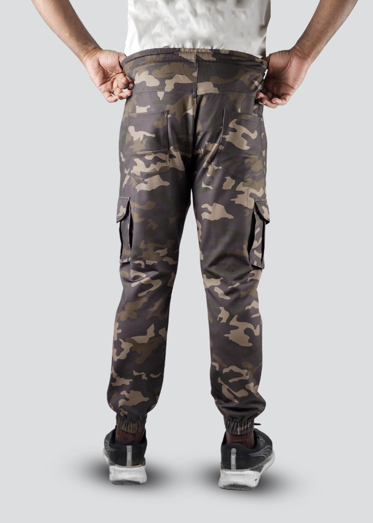 polyester Trousers in Green