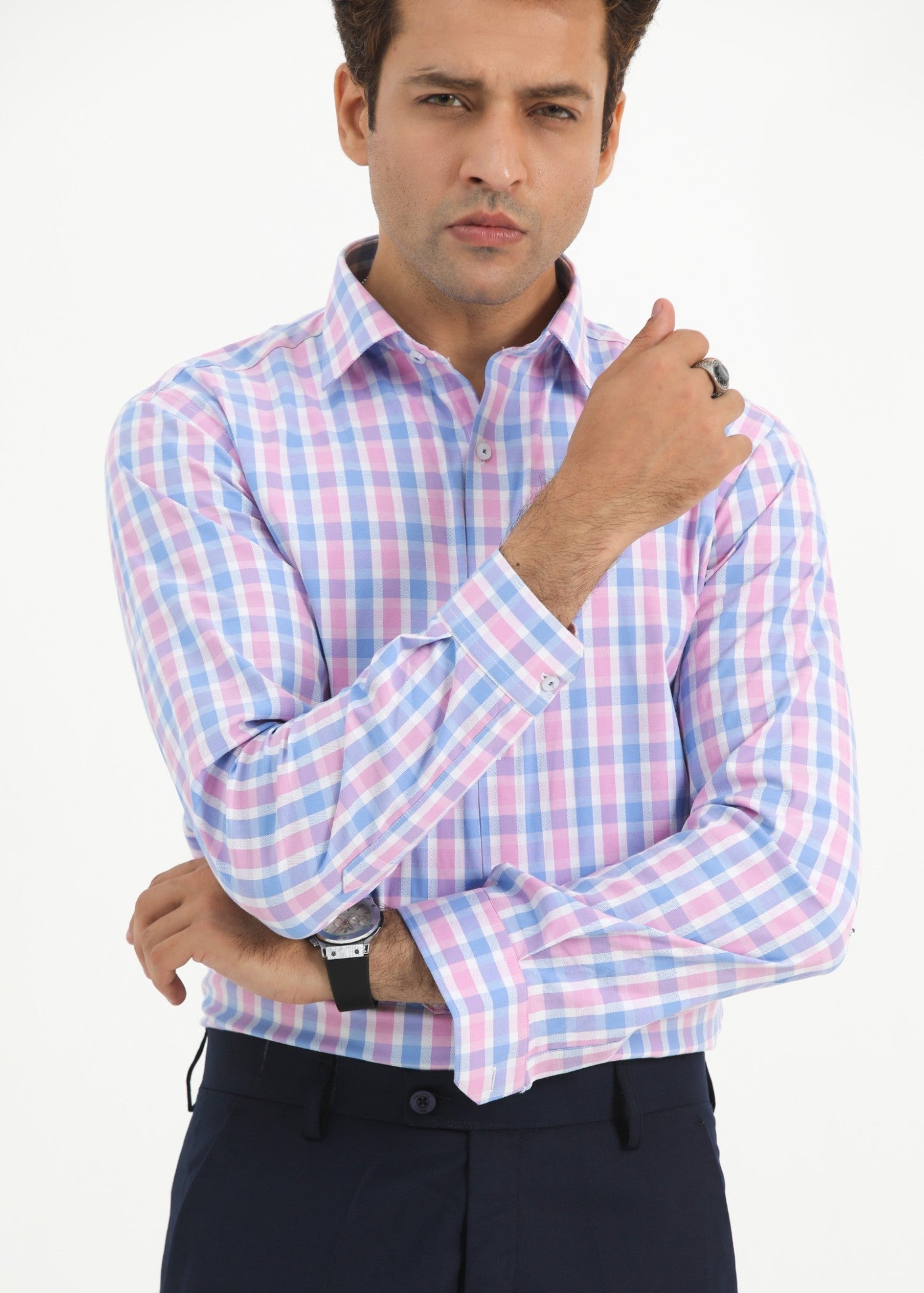cotton Formal Shirt in Multi