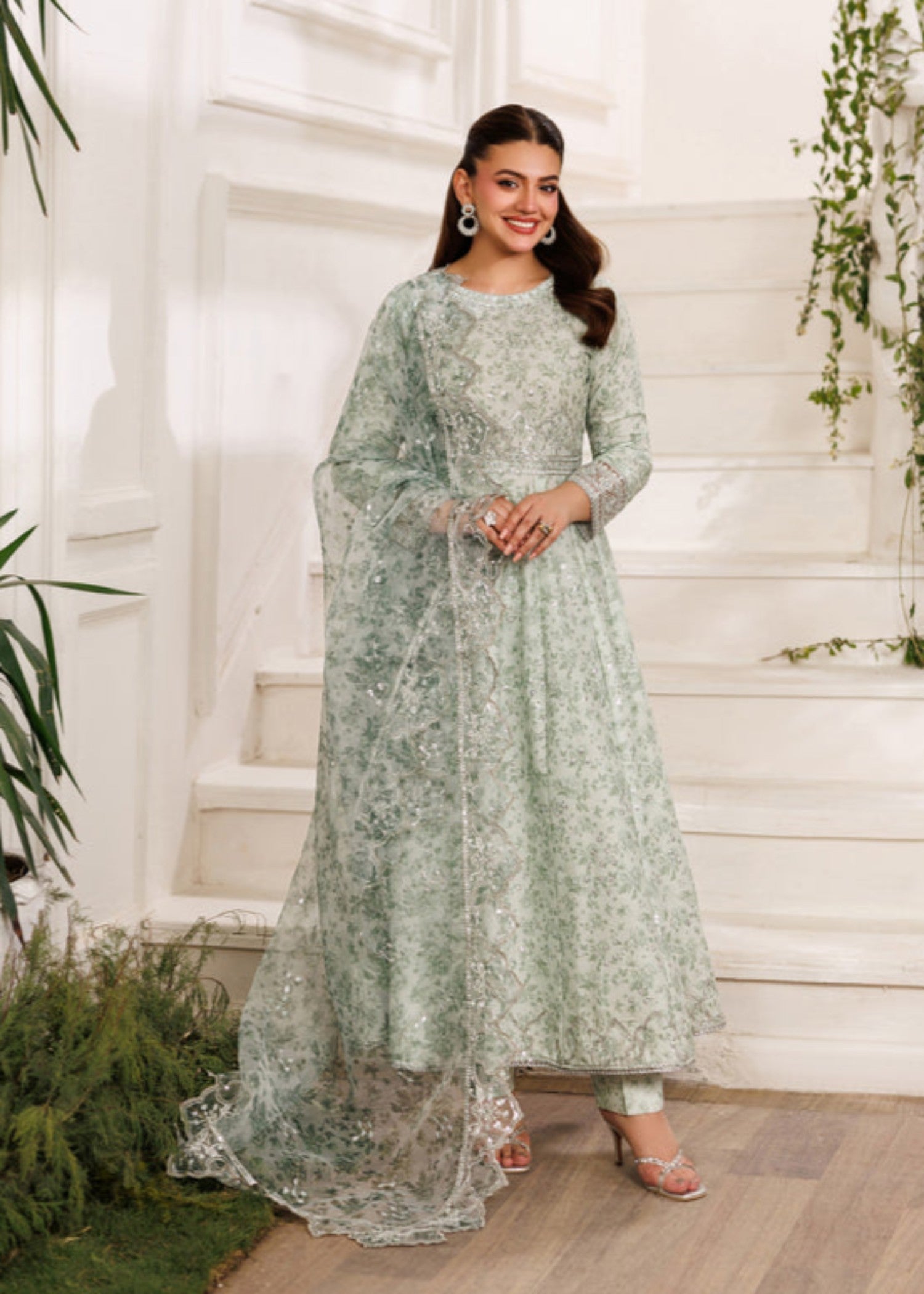 cotton Maxi in Mint green
