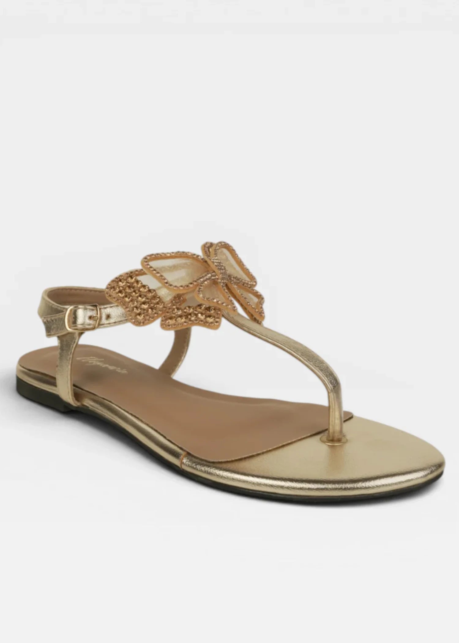 Sandals in Gold by - High Quality Women Sandals TNR9294