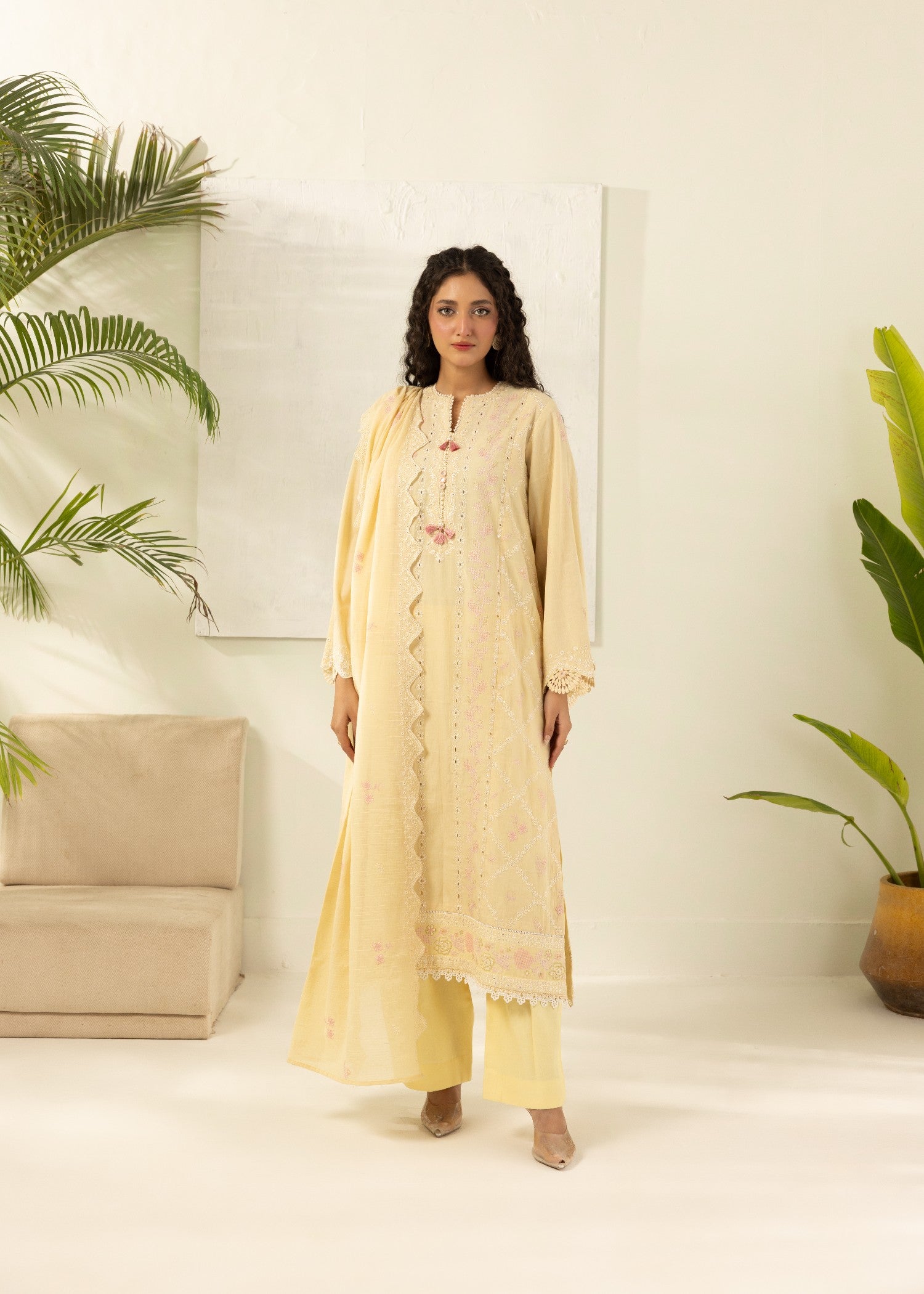 jacquard Unstitched in Butter