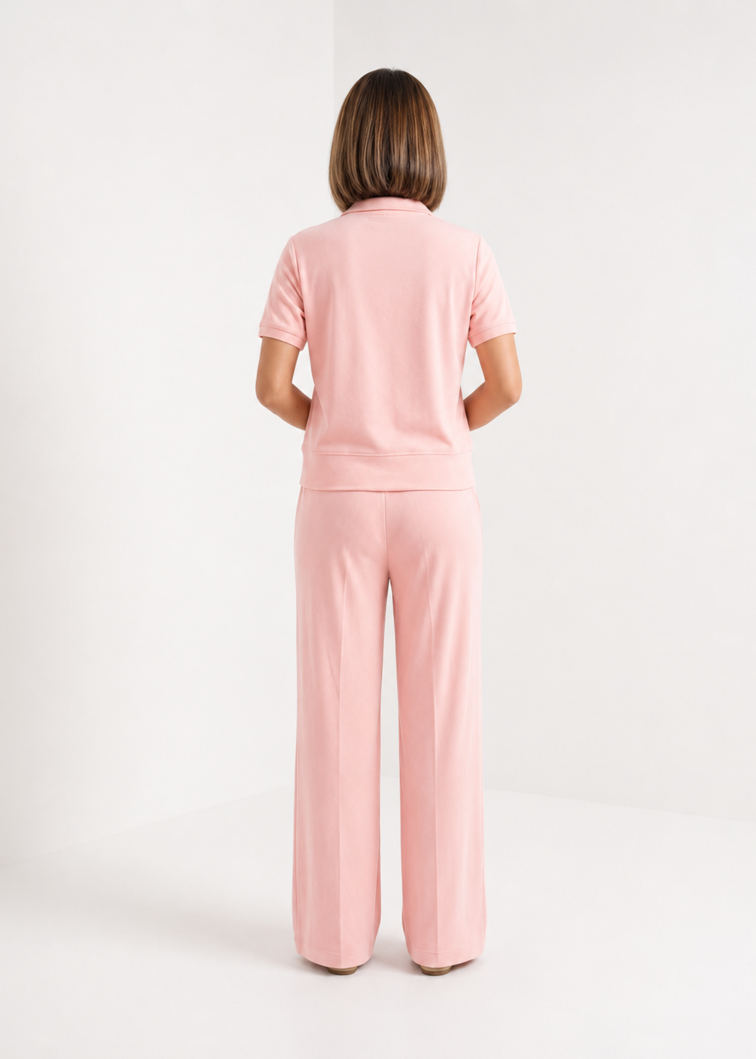 cotton viscose Co Ord Sets in Blush pink