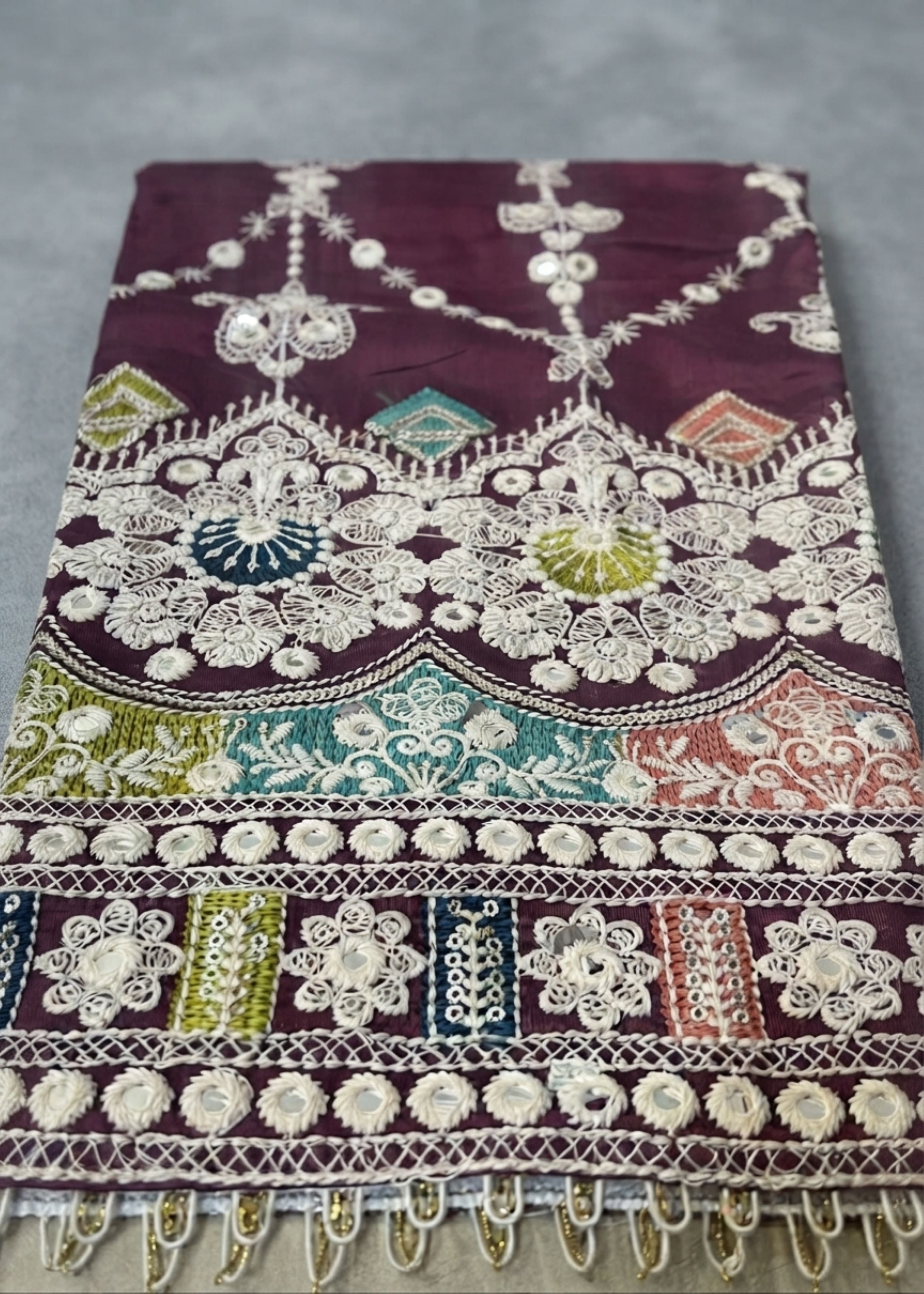polycotton Kurta Set in Maroon