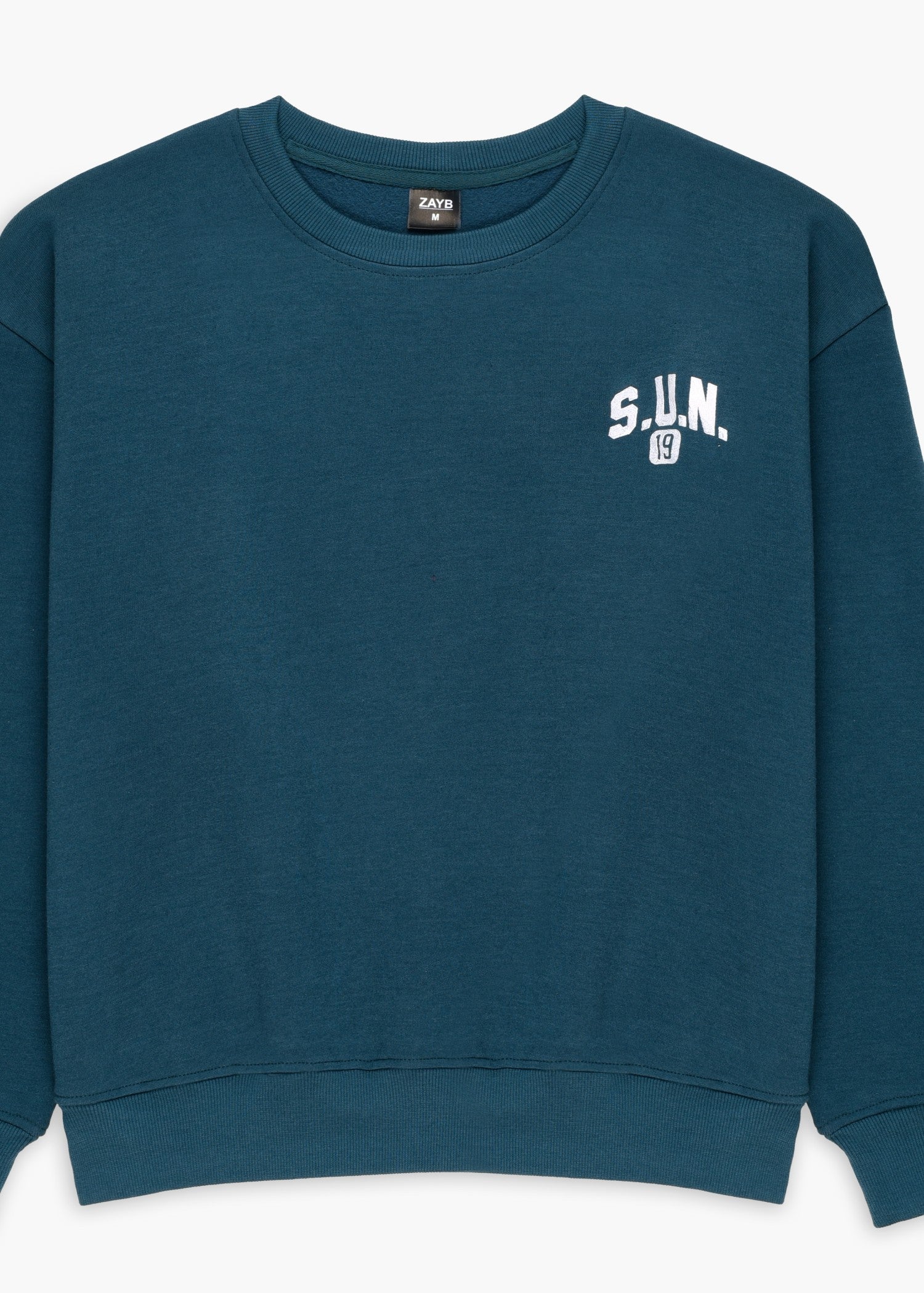 fleece Sweatshirt in Teal