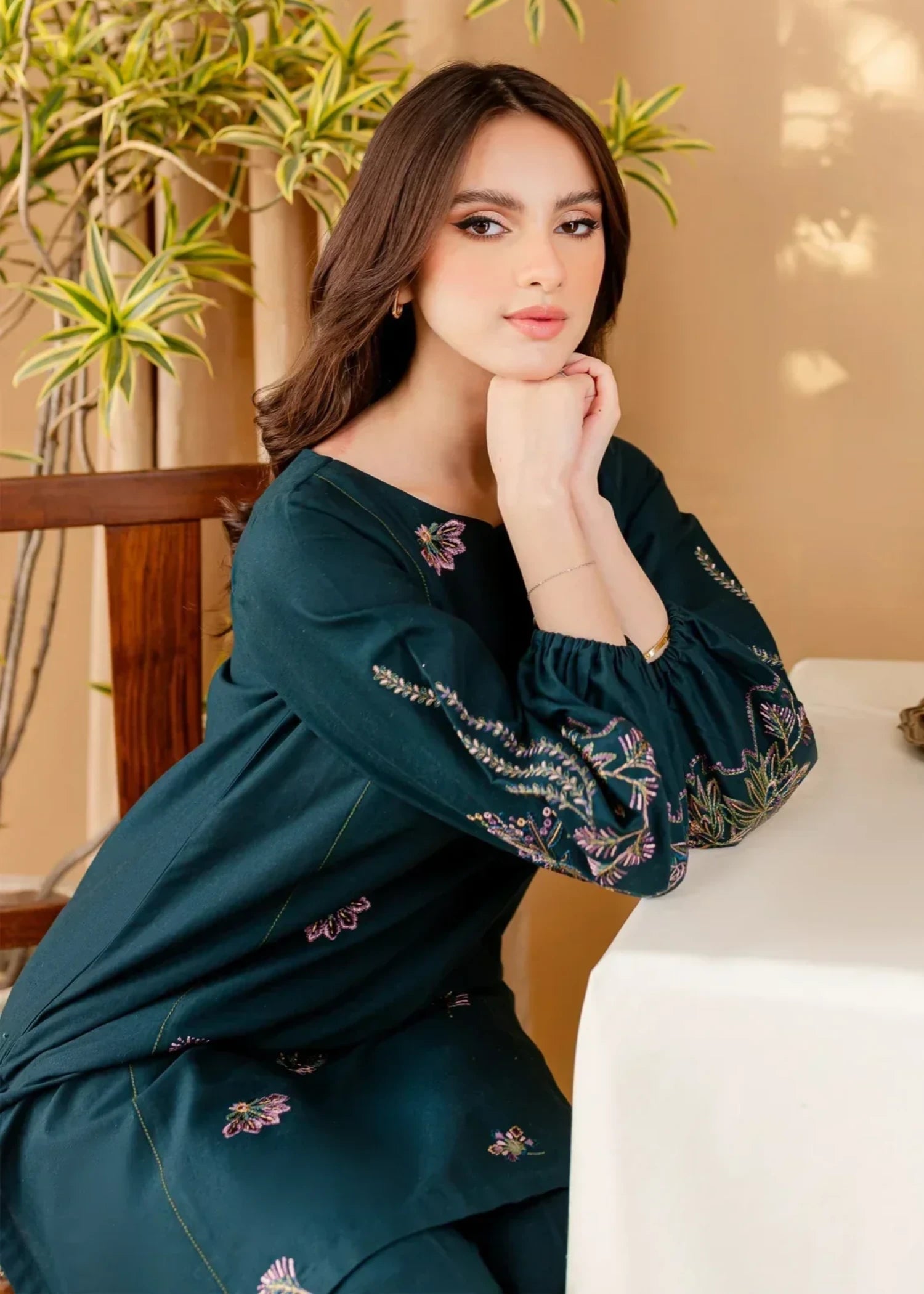 cotton Co Ord Sets in Teal