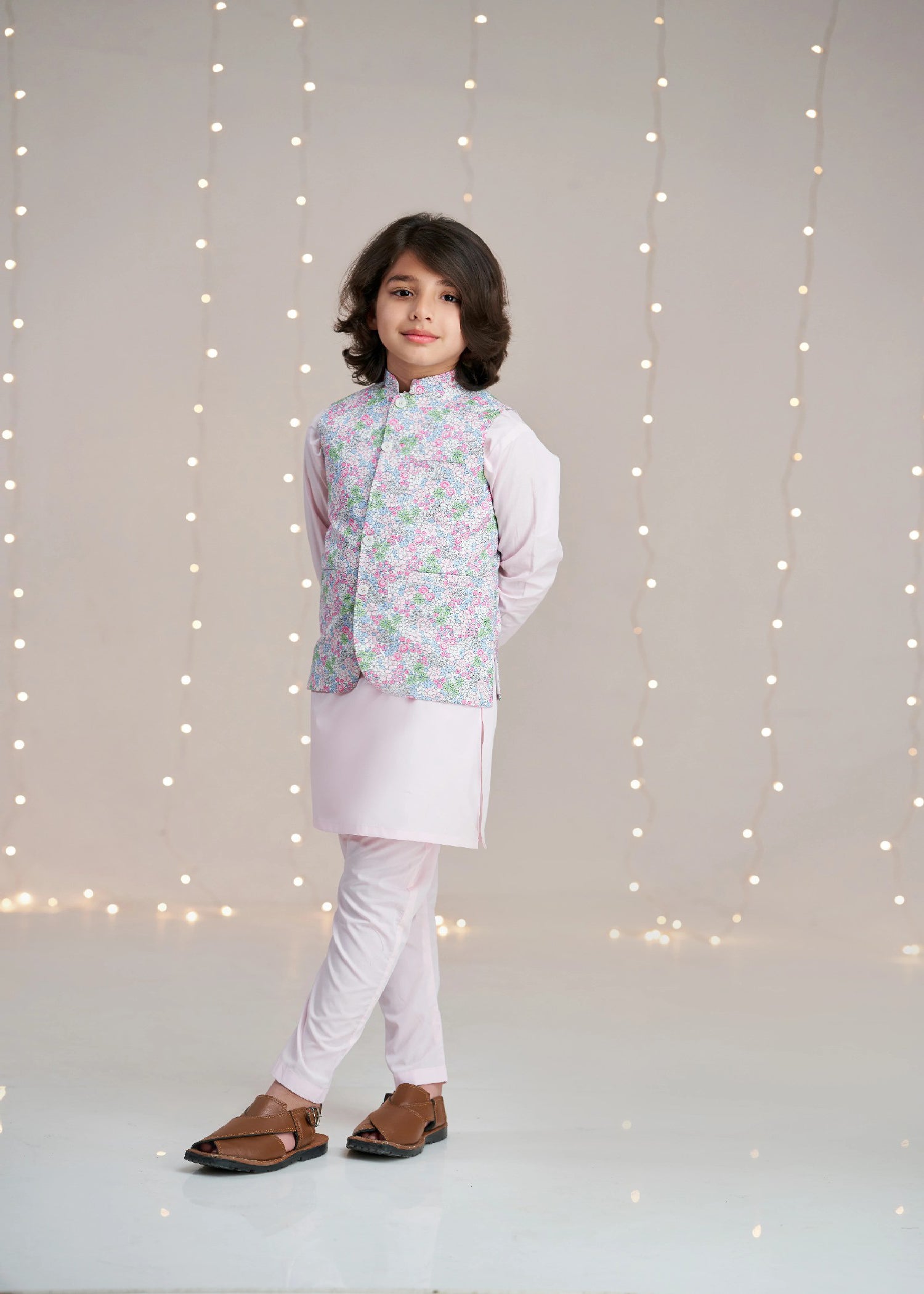 cotton Waistcoat in Multi