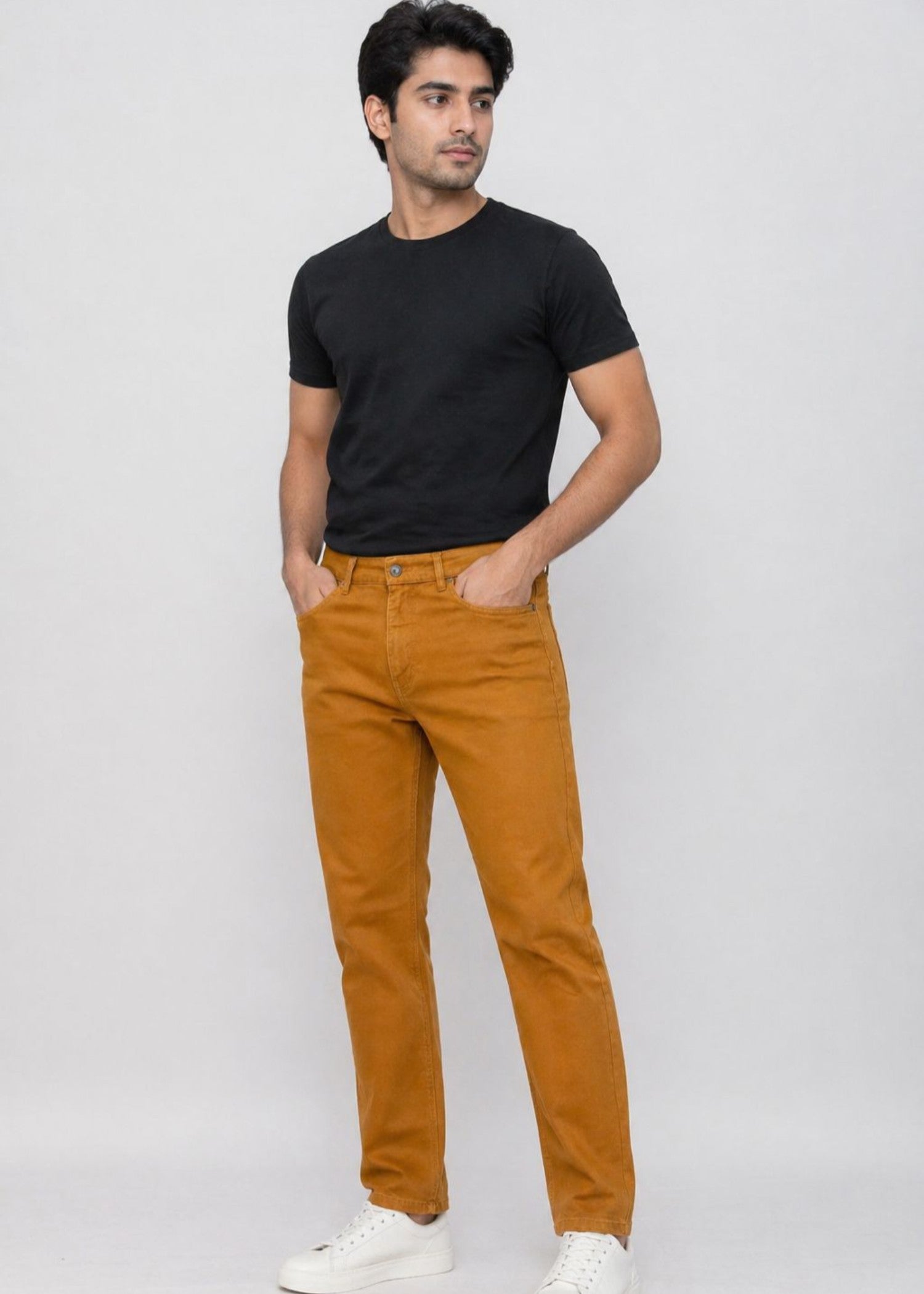 denim Jeans in Honey orange