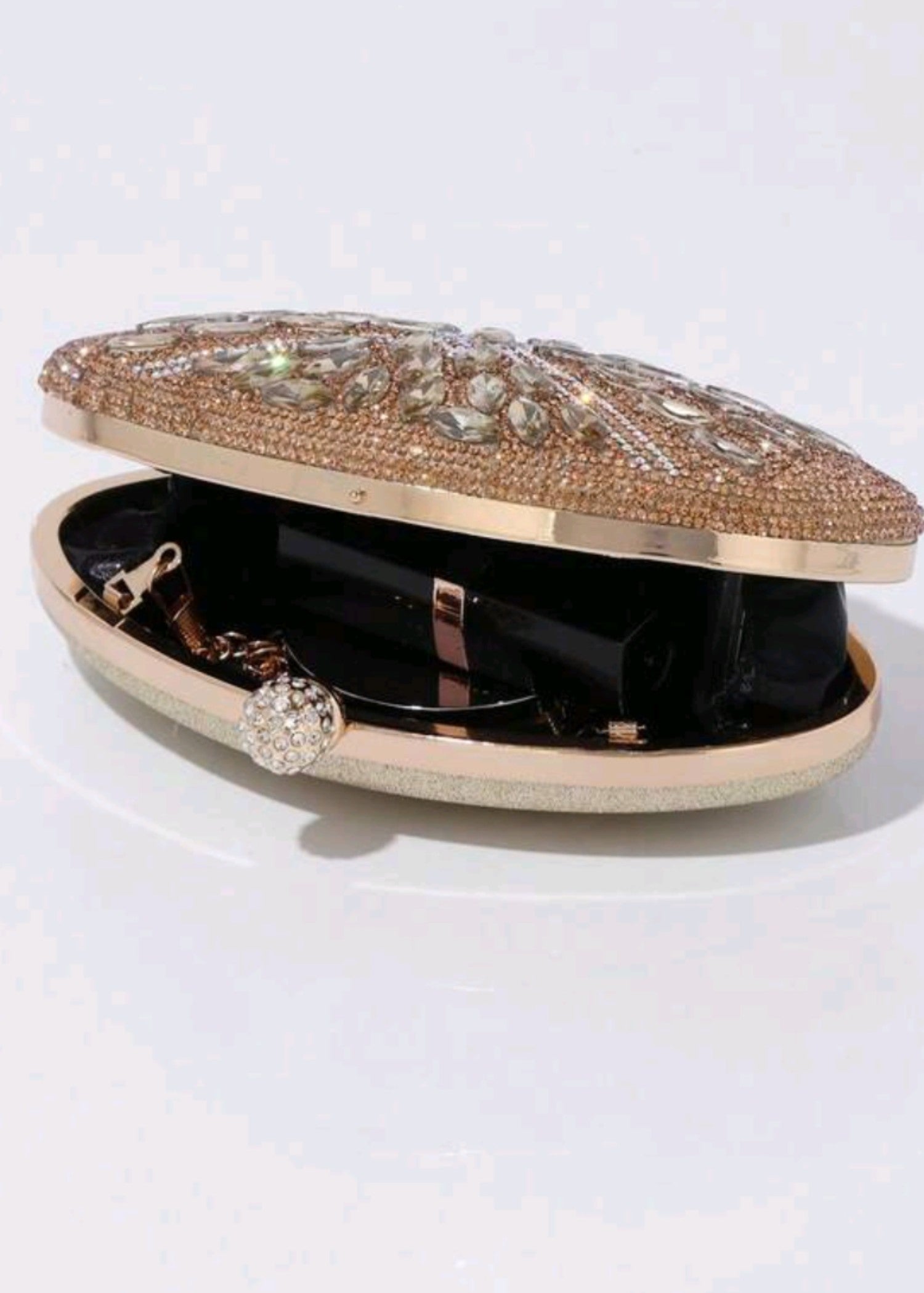 Clutch in Mari gold Color by - Trendy Women Clutch KZX9895