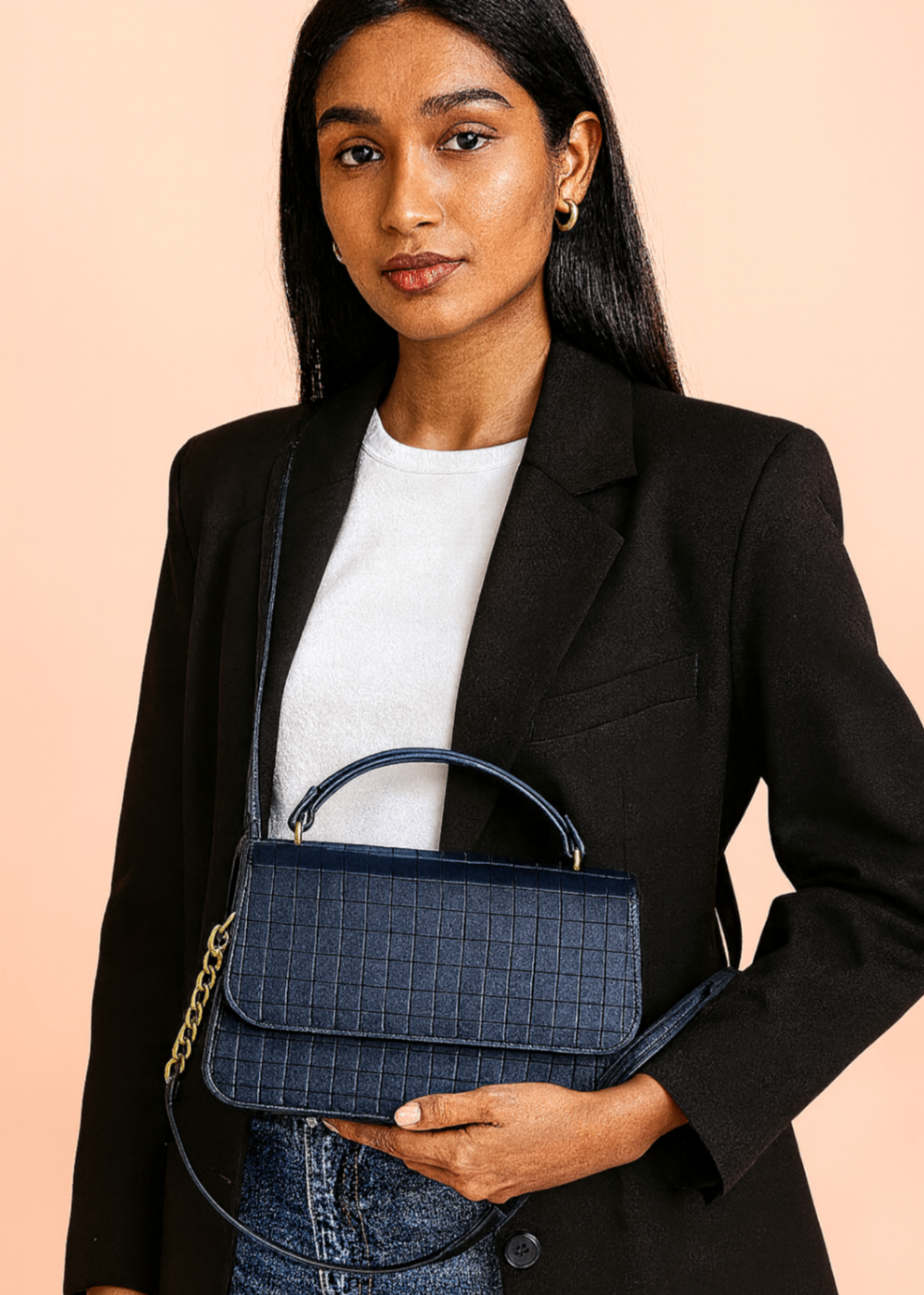 Crossbody in Navy blue Color by - Trendy Women Crossbody ESK9787