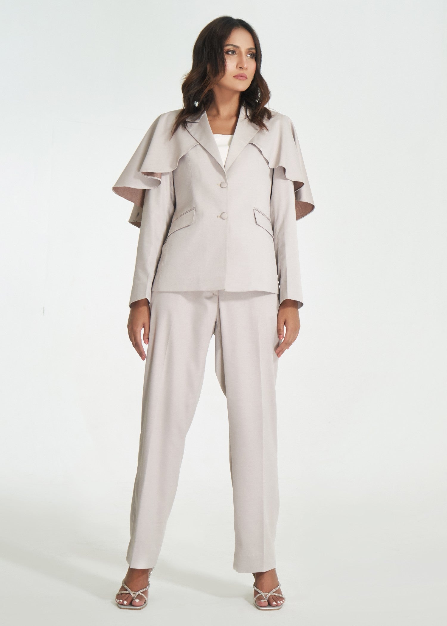 tropical Suits in Ivory