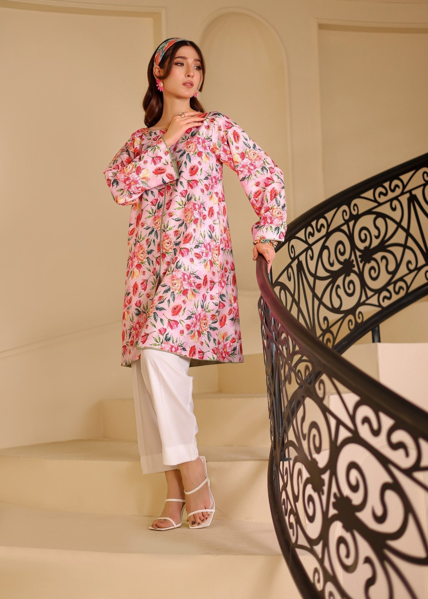 cambric Tunic in Pink