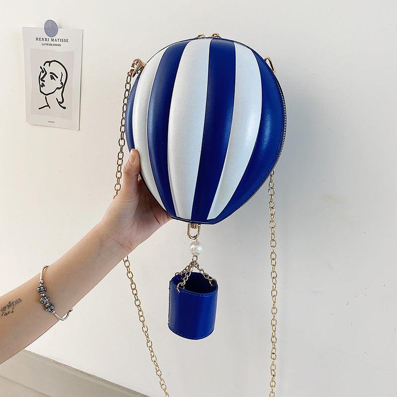 Creative Leather Hot Air Balloon  Crossbody Bag