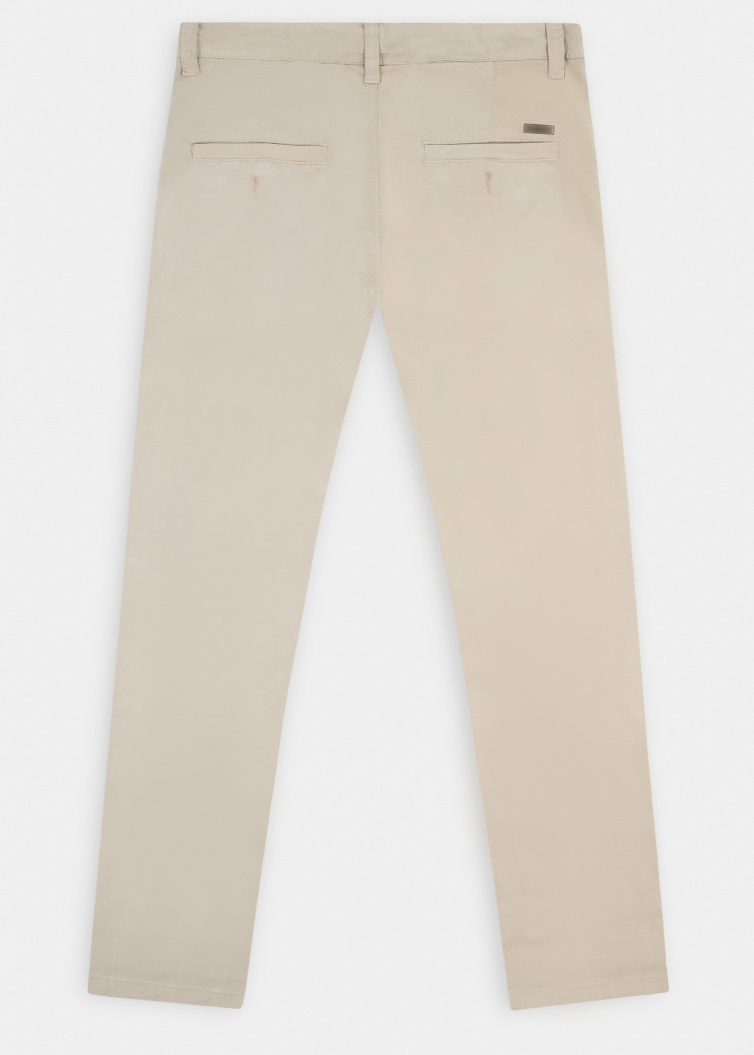 cotton satin Pants in Beige