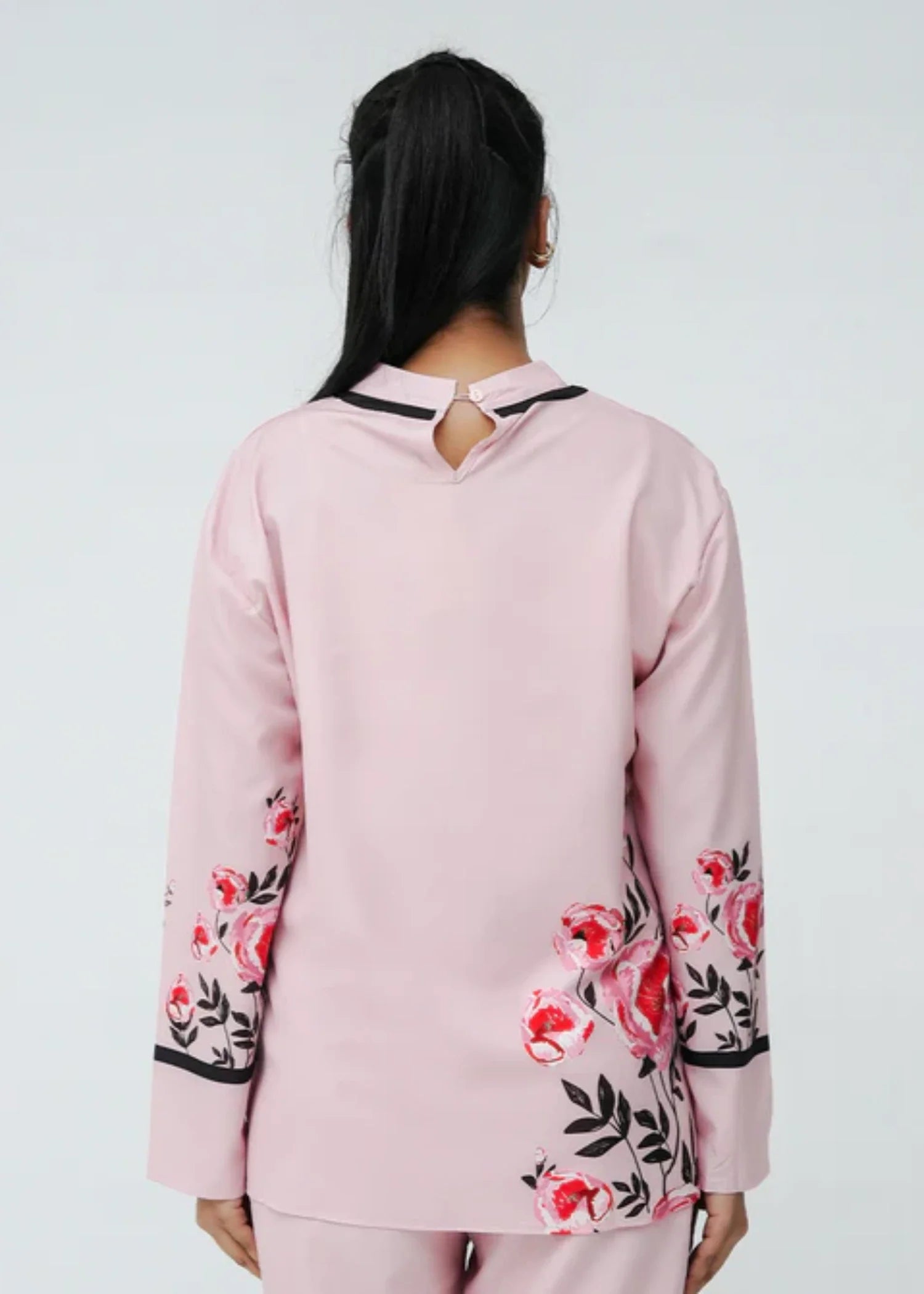 crepe polyester Co ord Sets in Lilac