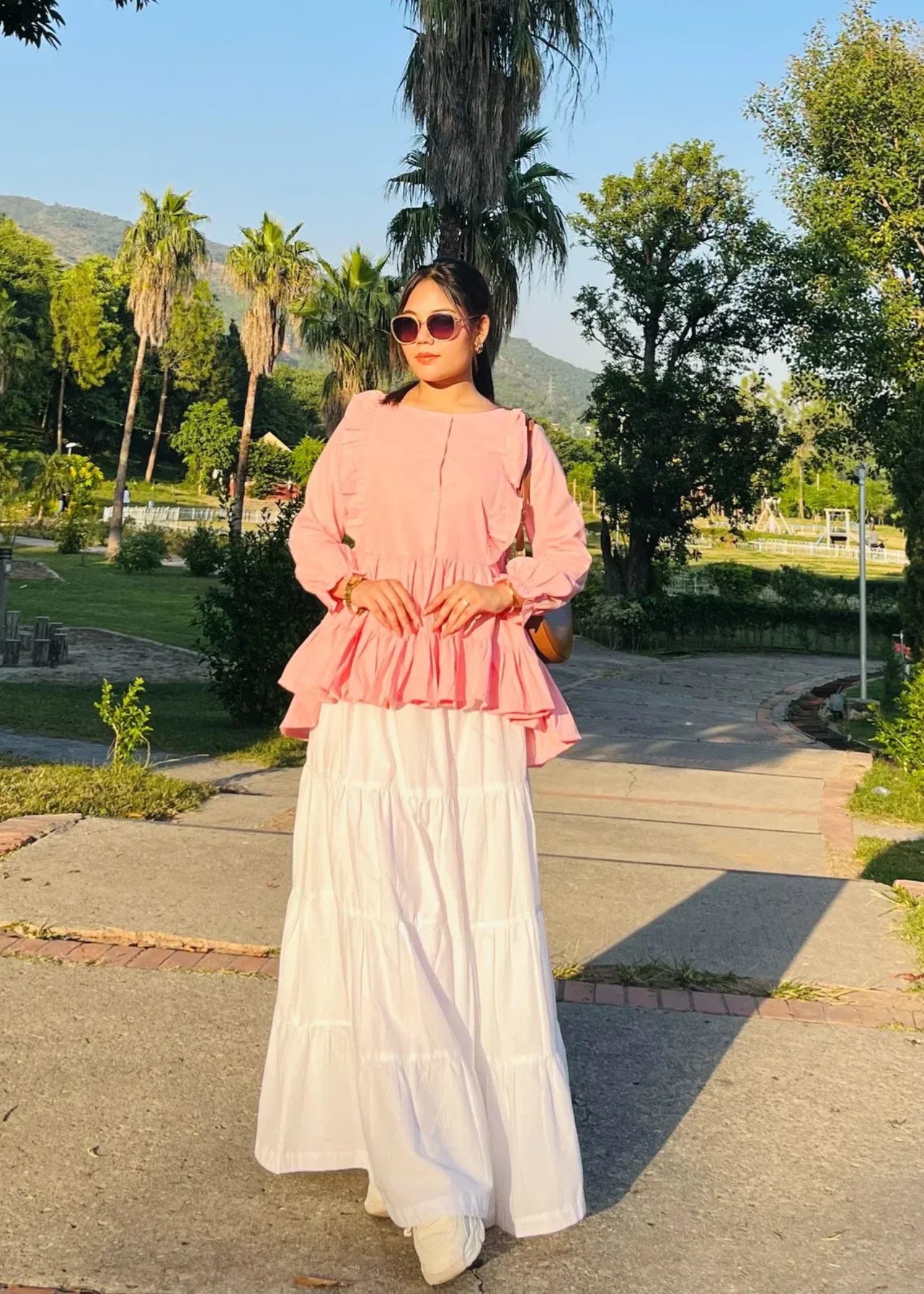 cotton Top in Blush pink