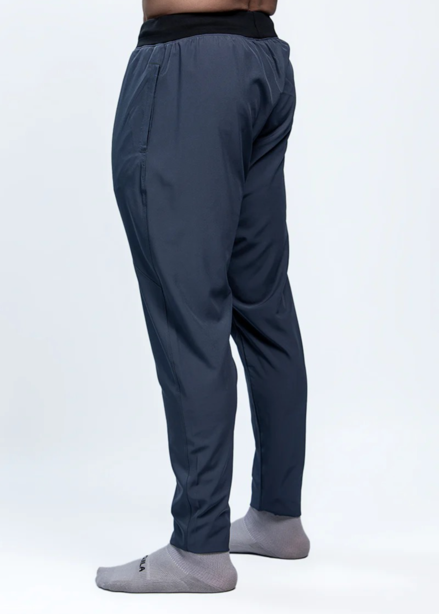 microfiber polyester Trousers in Charcoal by Aguila Activewear