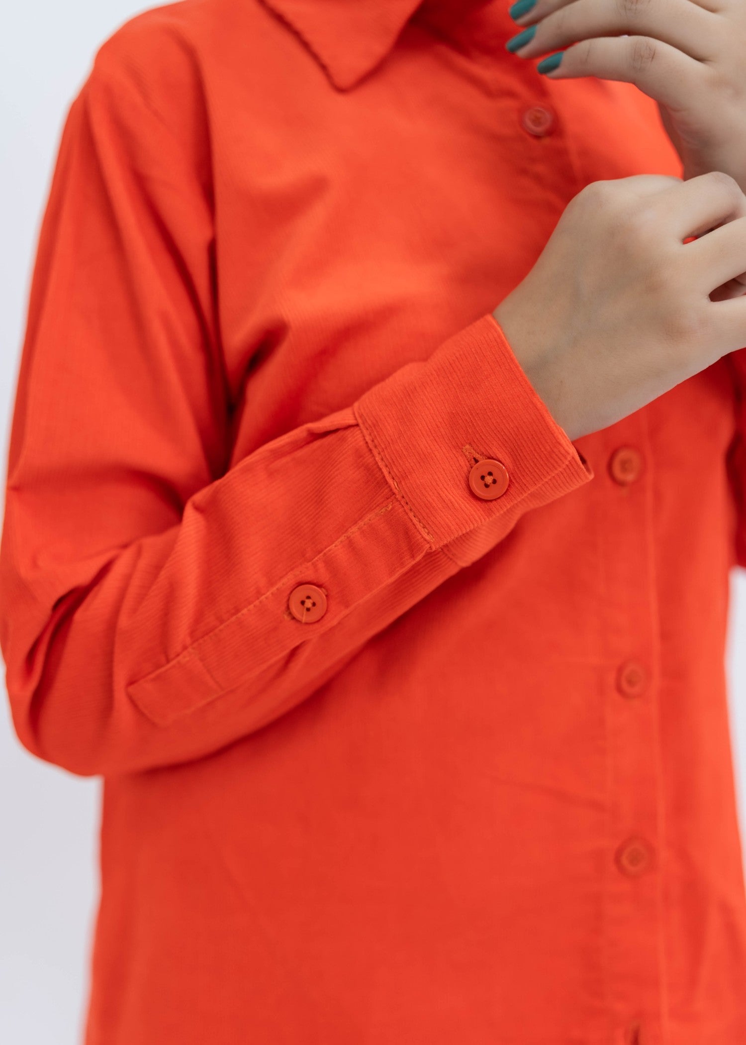 corduroy Co Ord Sets in Orange