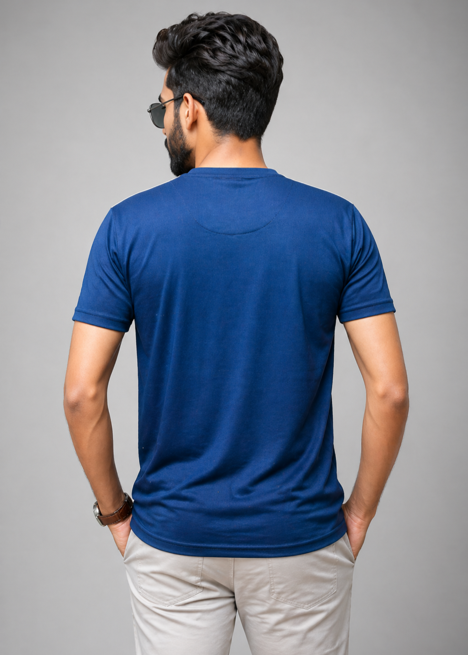 cotton-spandex T Shirt in Multi