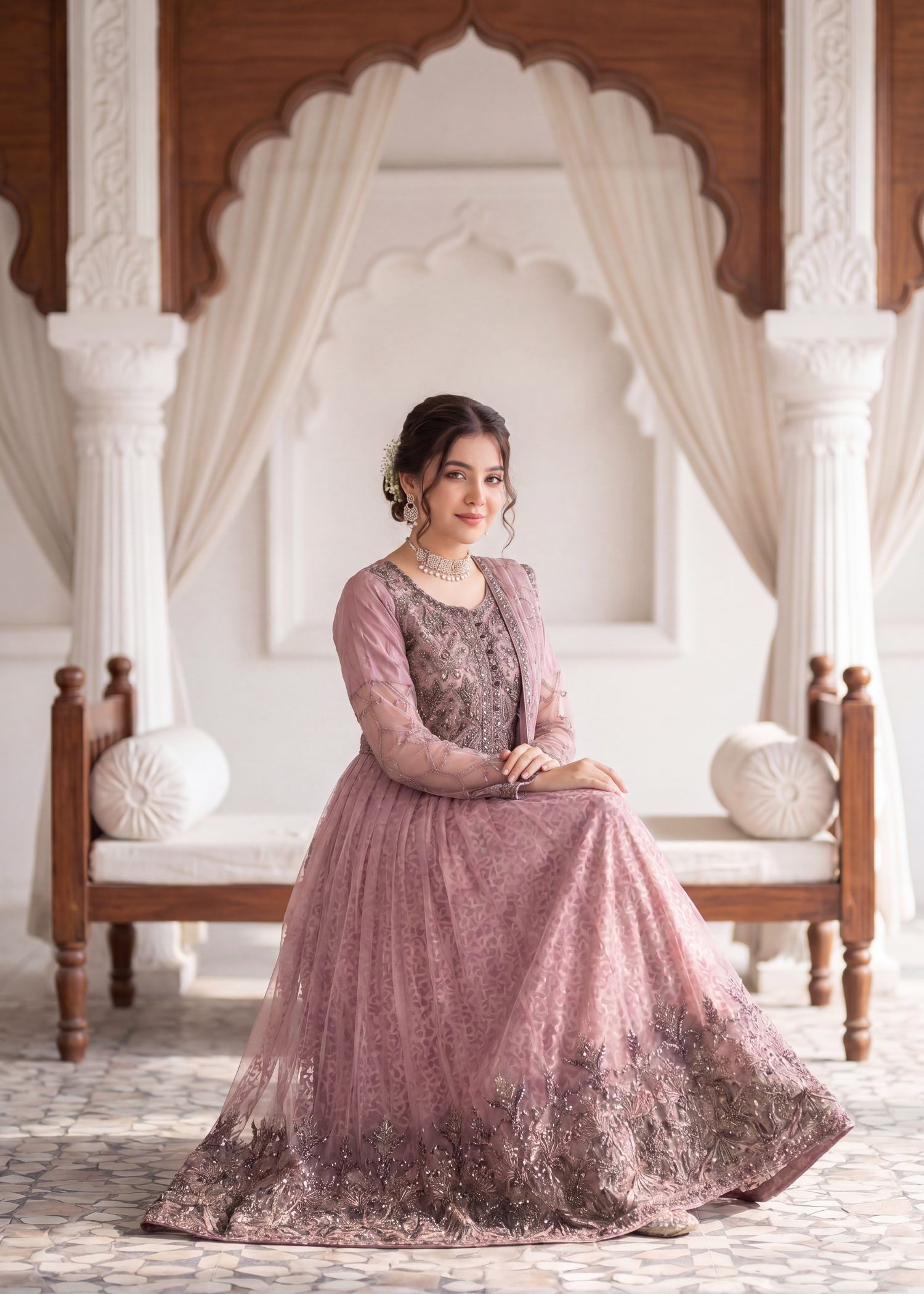 net Pishwas in Lilac