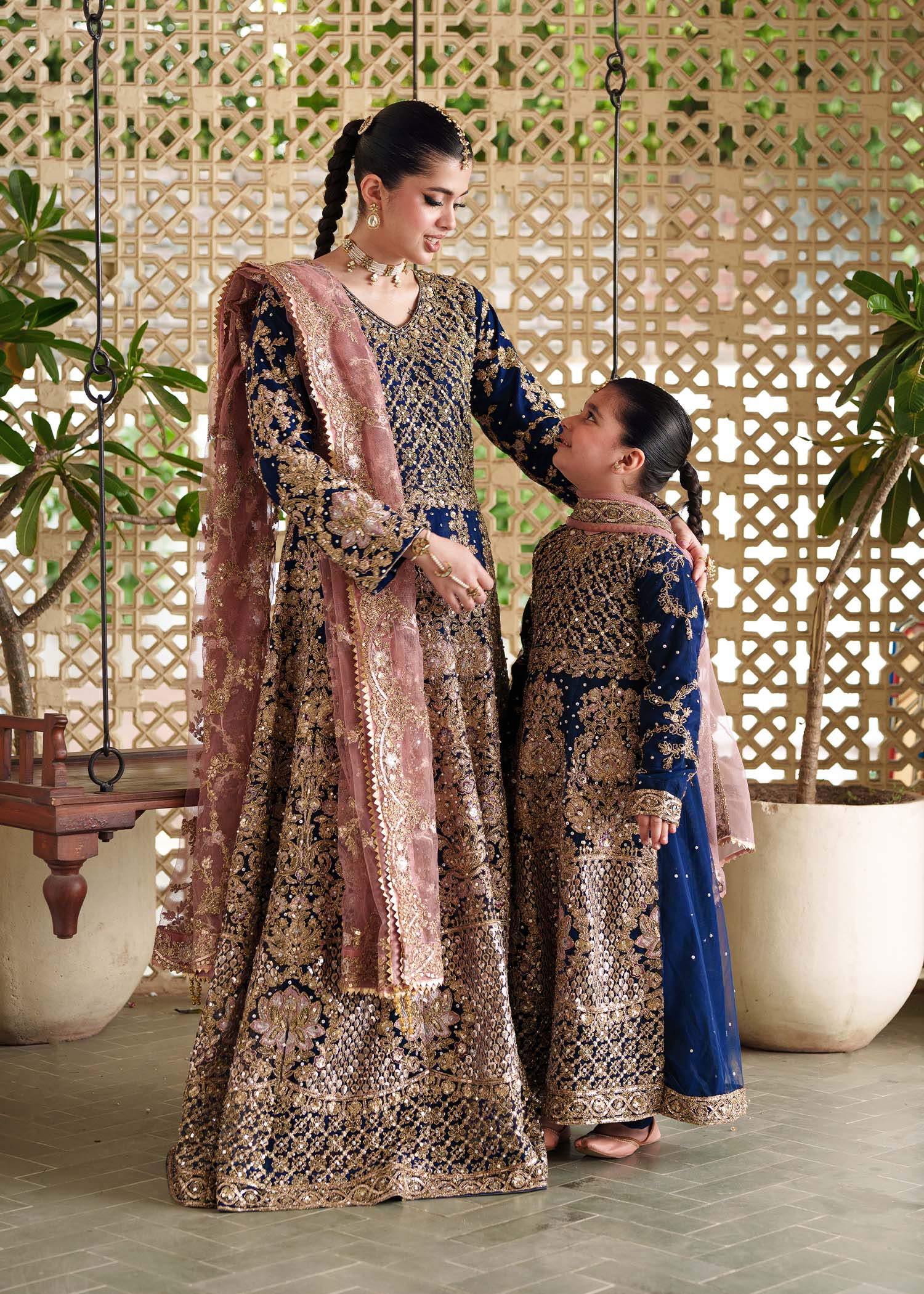net Pishwas in Blue